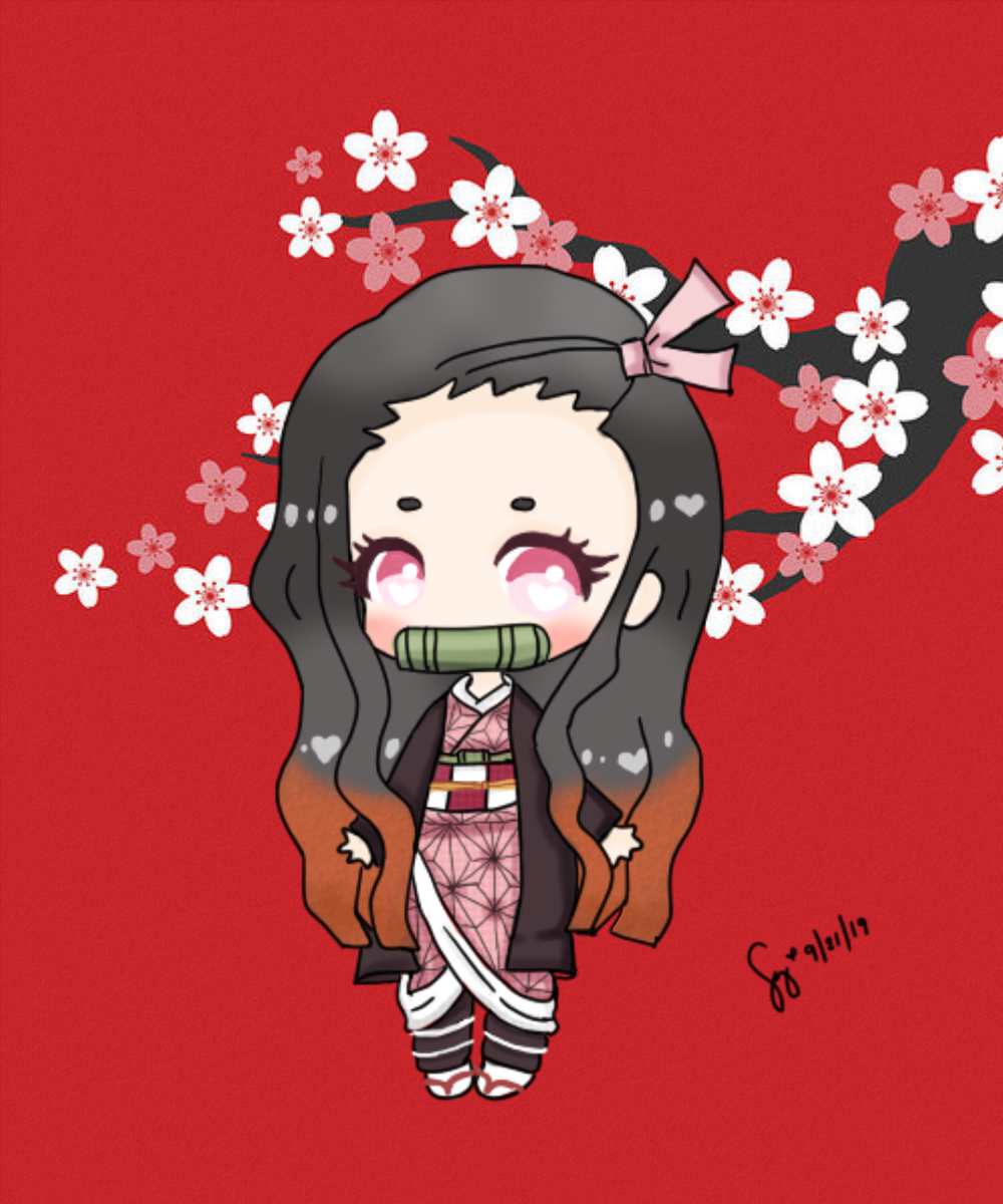 Nezuko Chibi Wallpapers