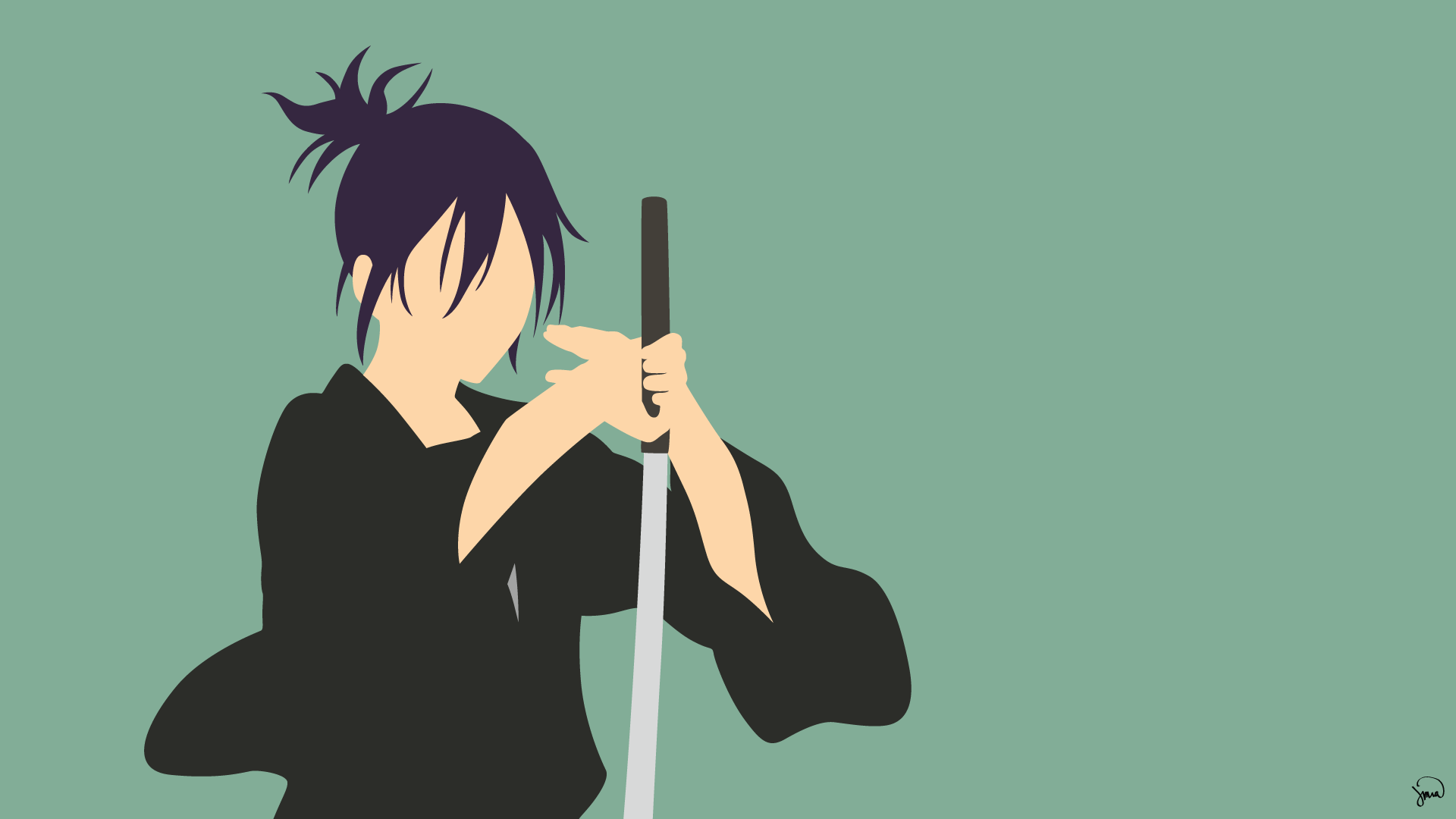 Noragami Yato Minimalist Wallpapers