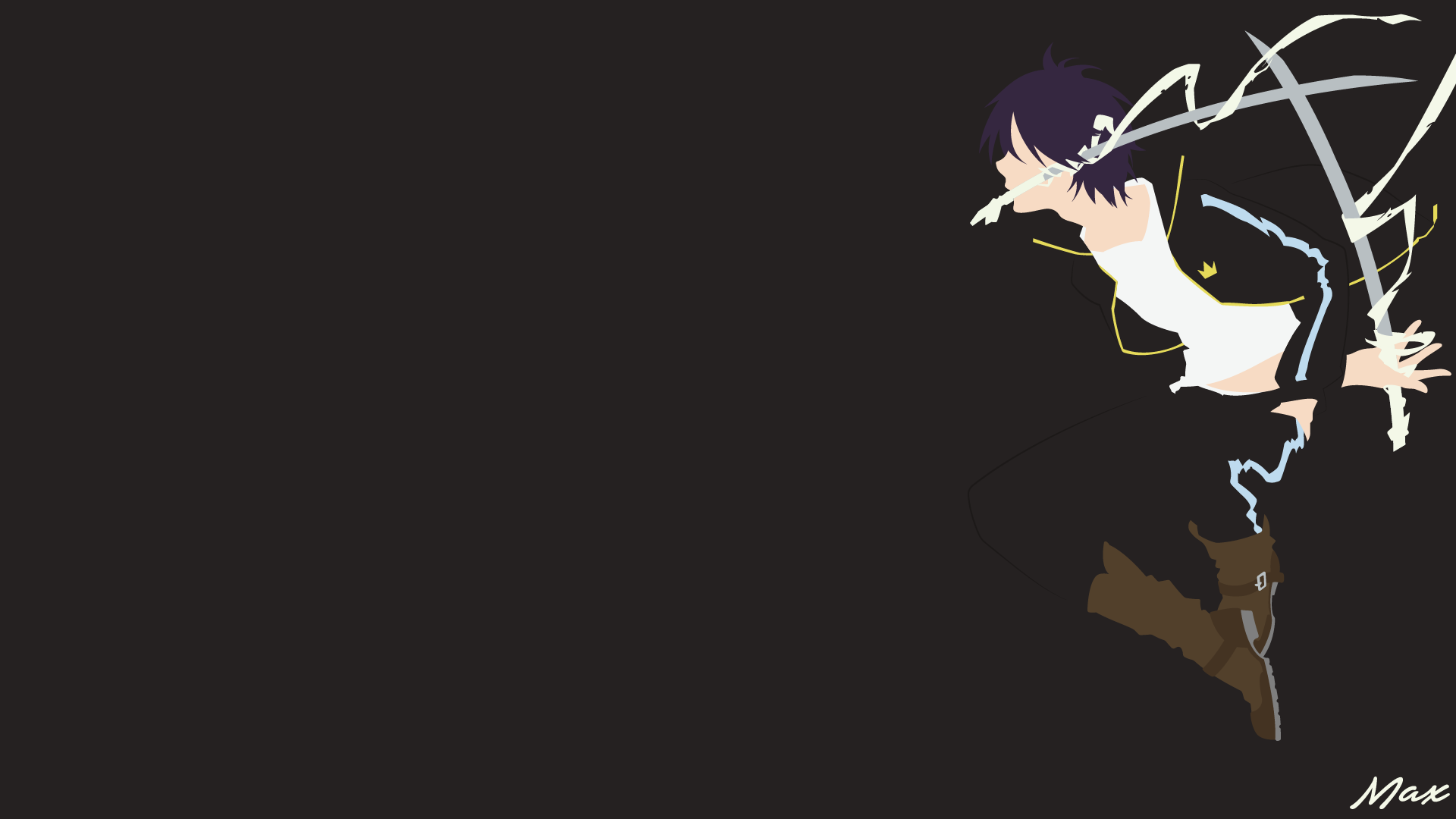 Noragami Yato Minimalist Wallpapers