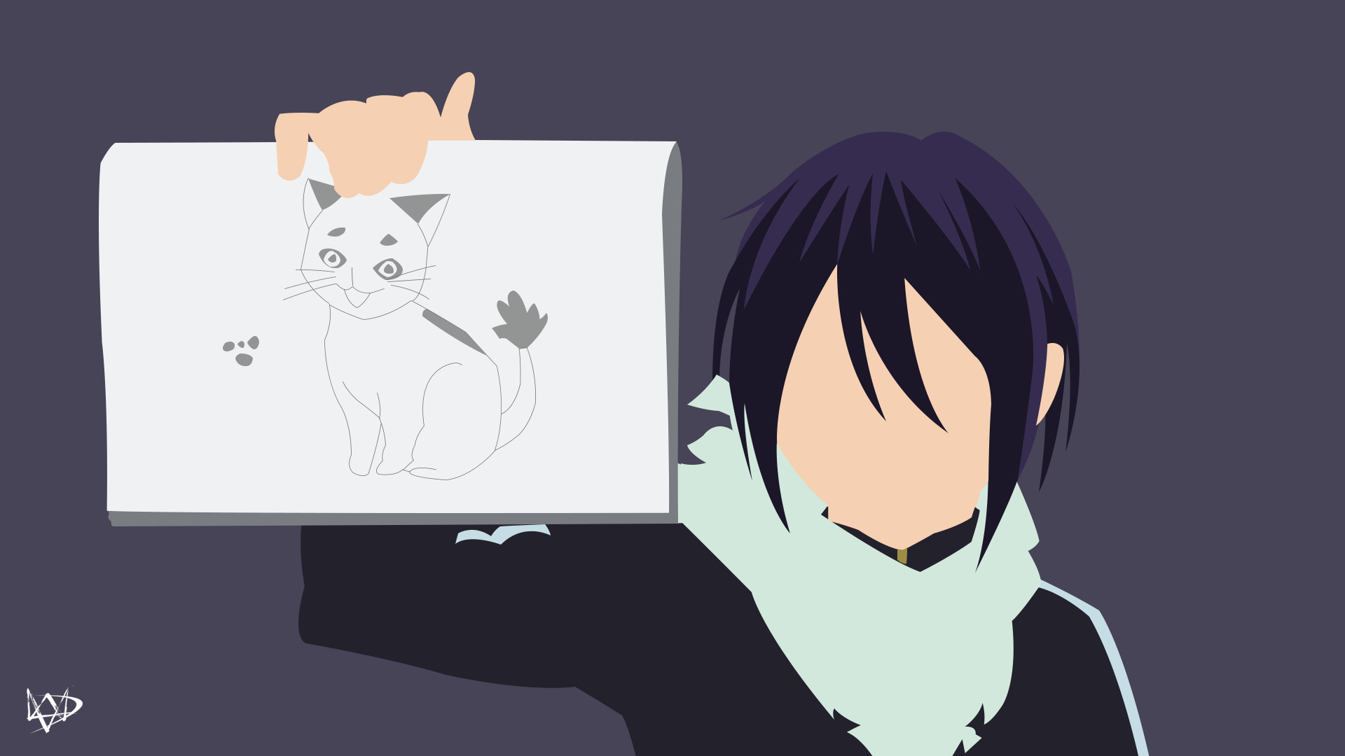 Noragami Yato Minimalist Wallpapers