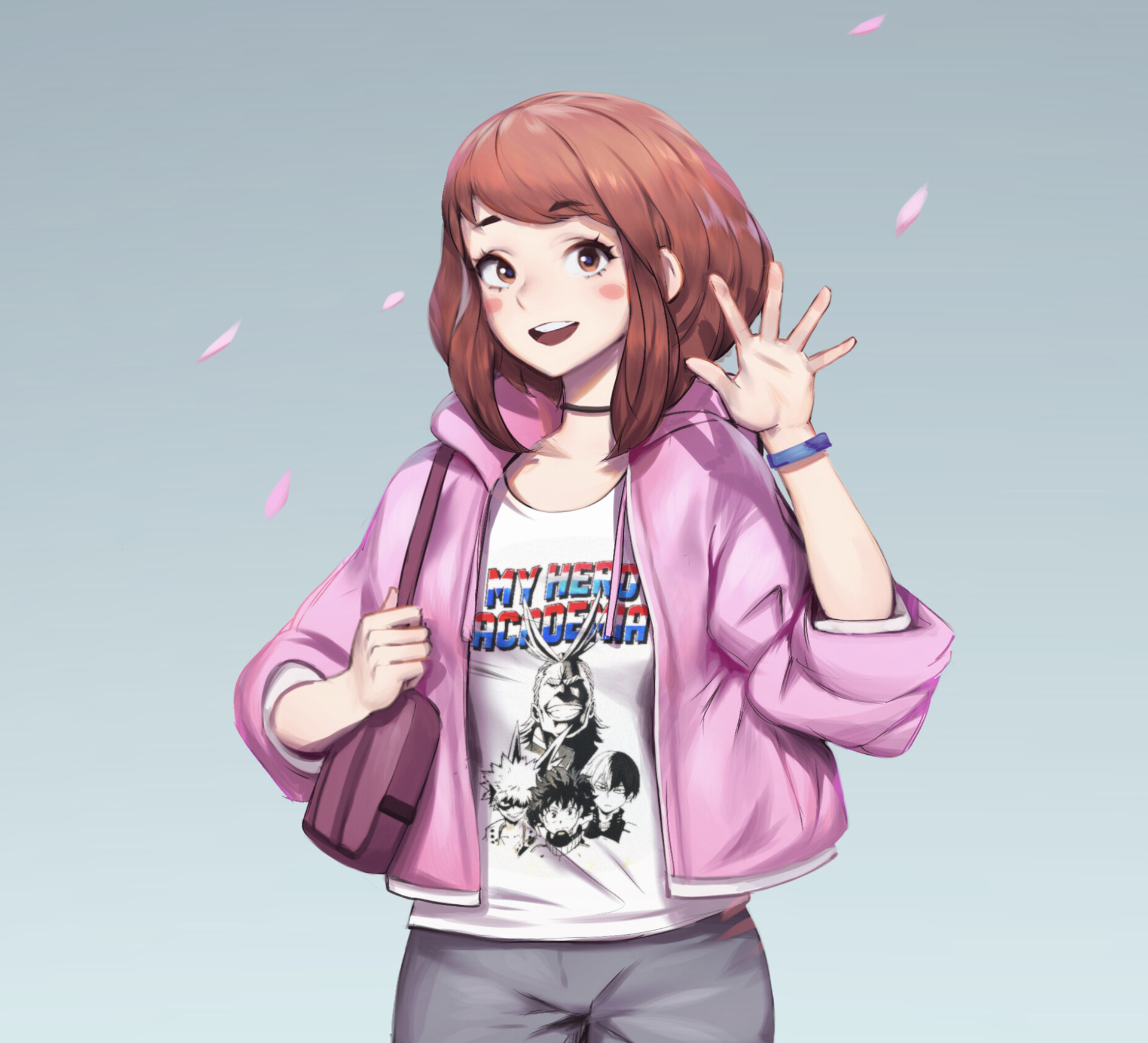 Ochaco Uraraka Art Wallpapers