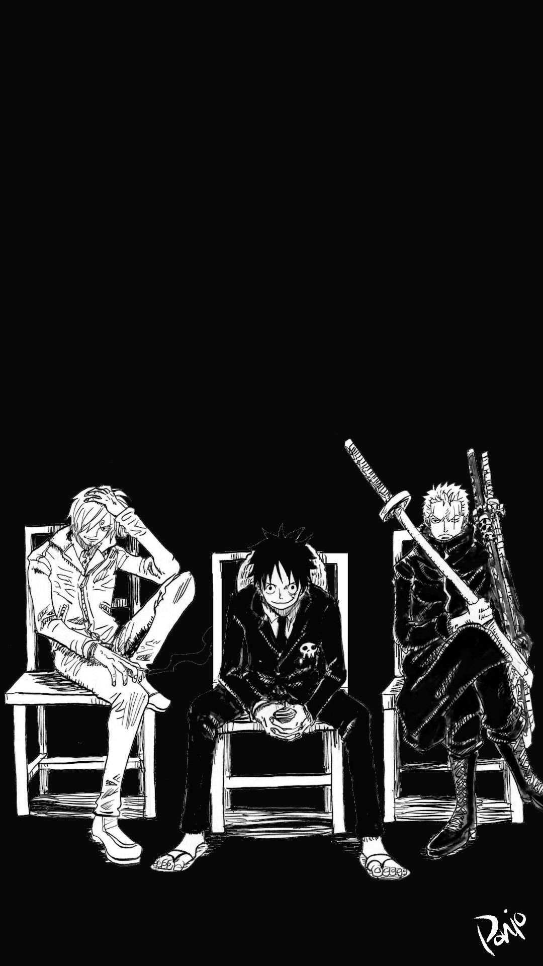 One Piece Black And White Wallpapers