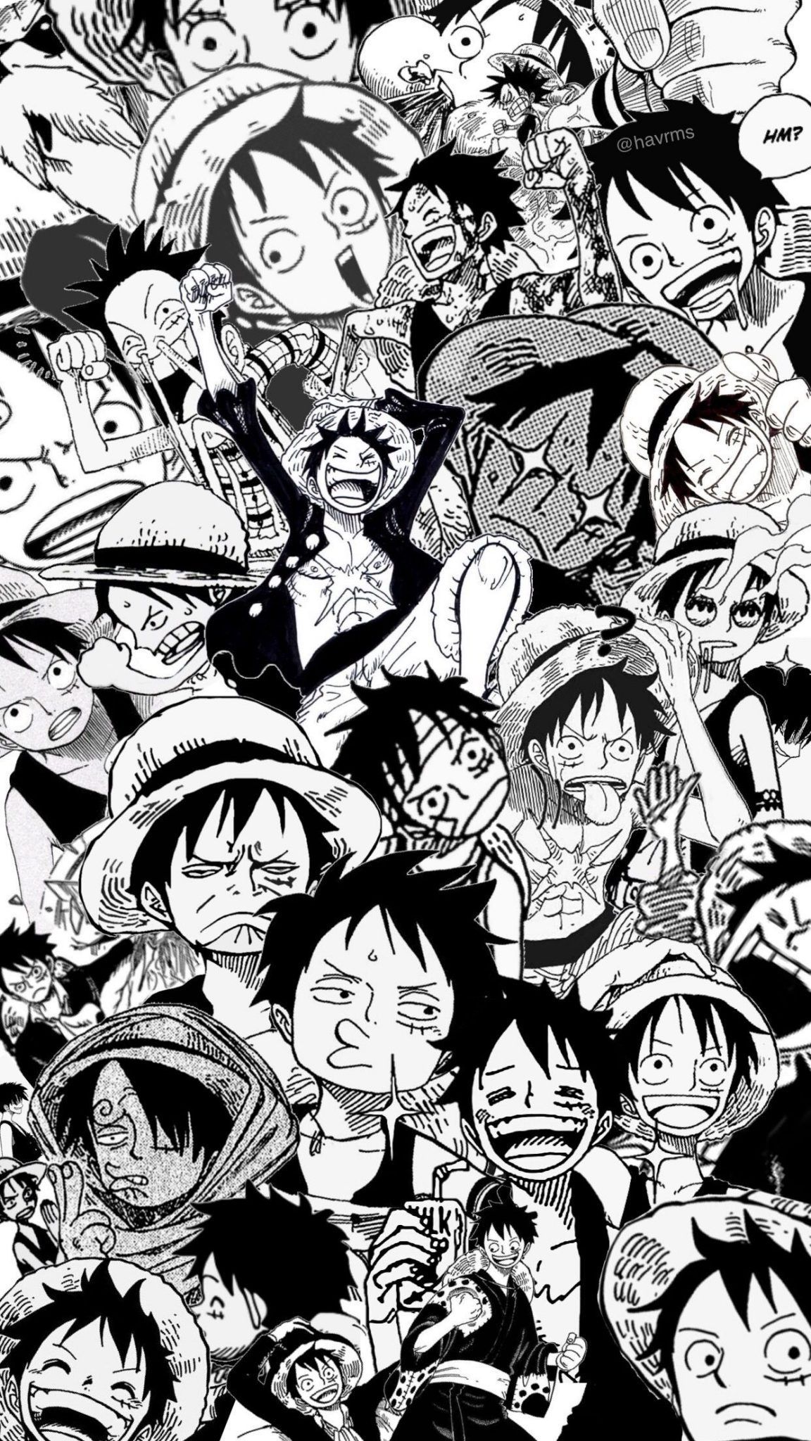 One Piece Black And White Wallpapers