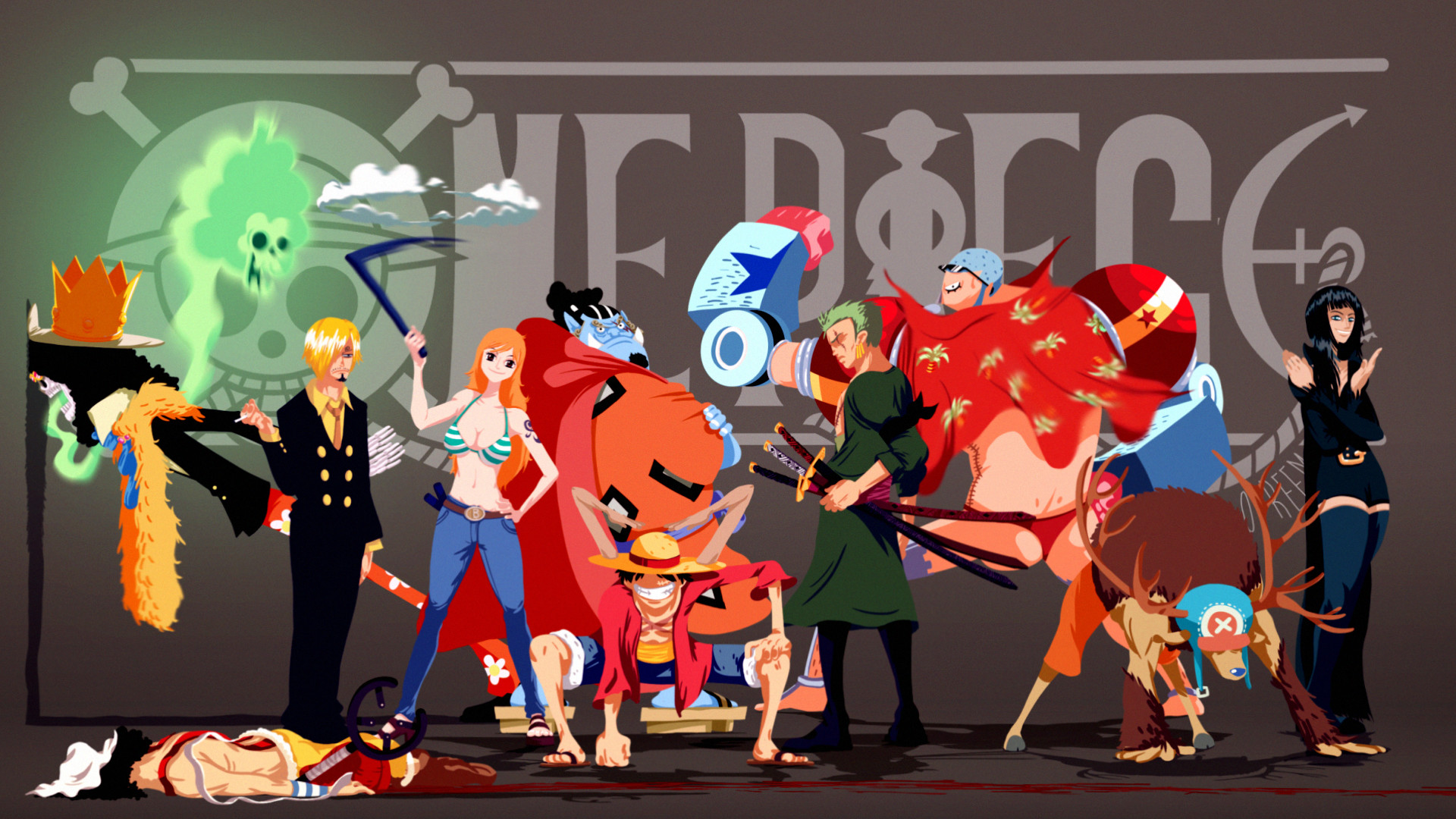 One Piece Team Art Wallpapers