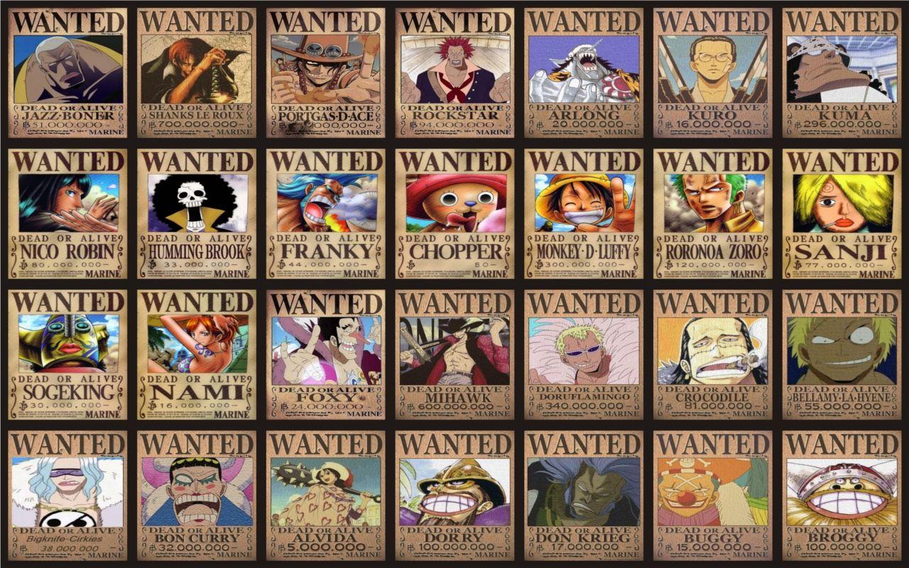 One Piece Wanted Wallpapers