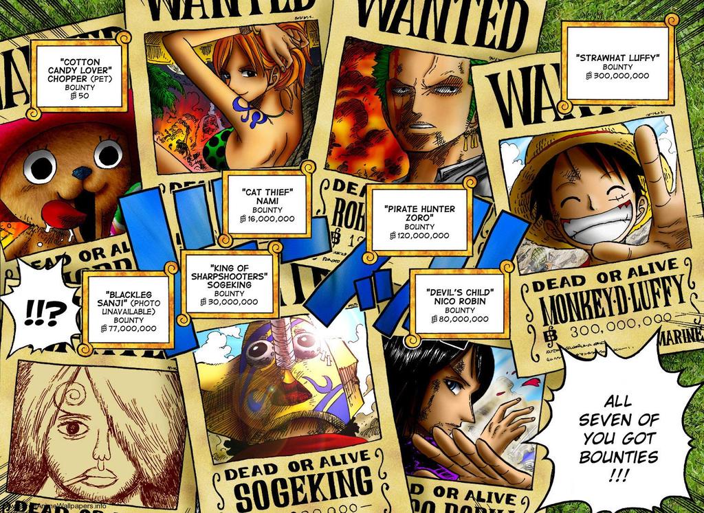 One Piece Wanted Wallpapers
