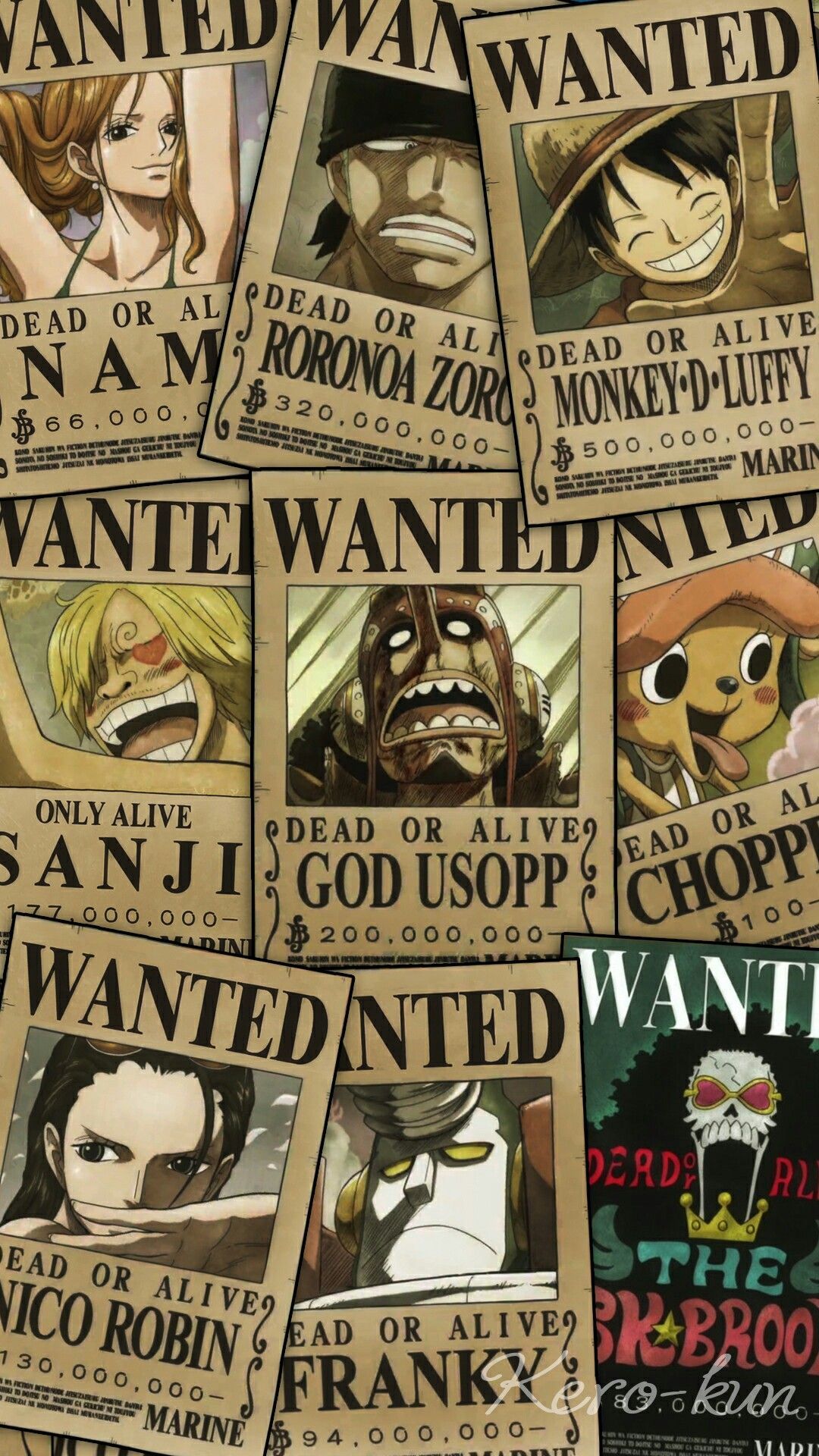 One Piece Wanted Wallpapers