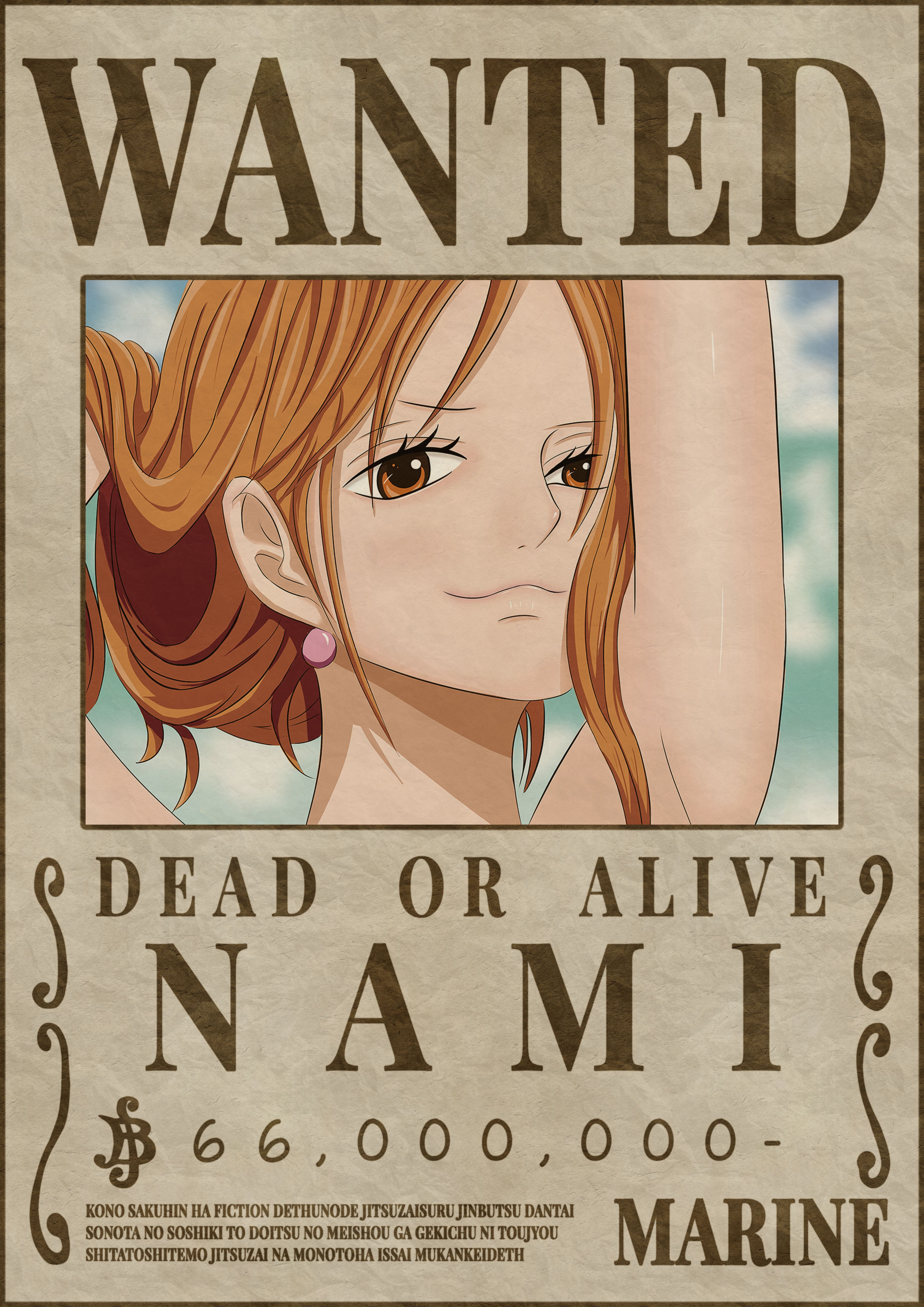 One Piece Wanted Poster Wallpapers