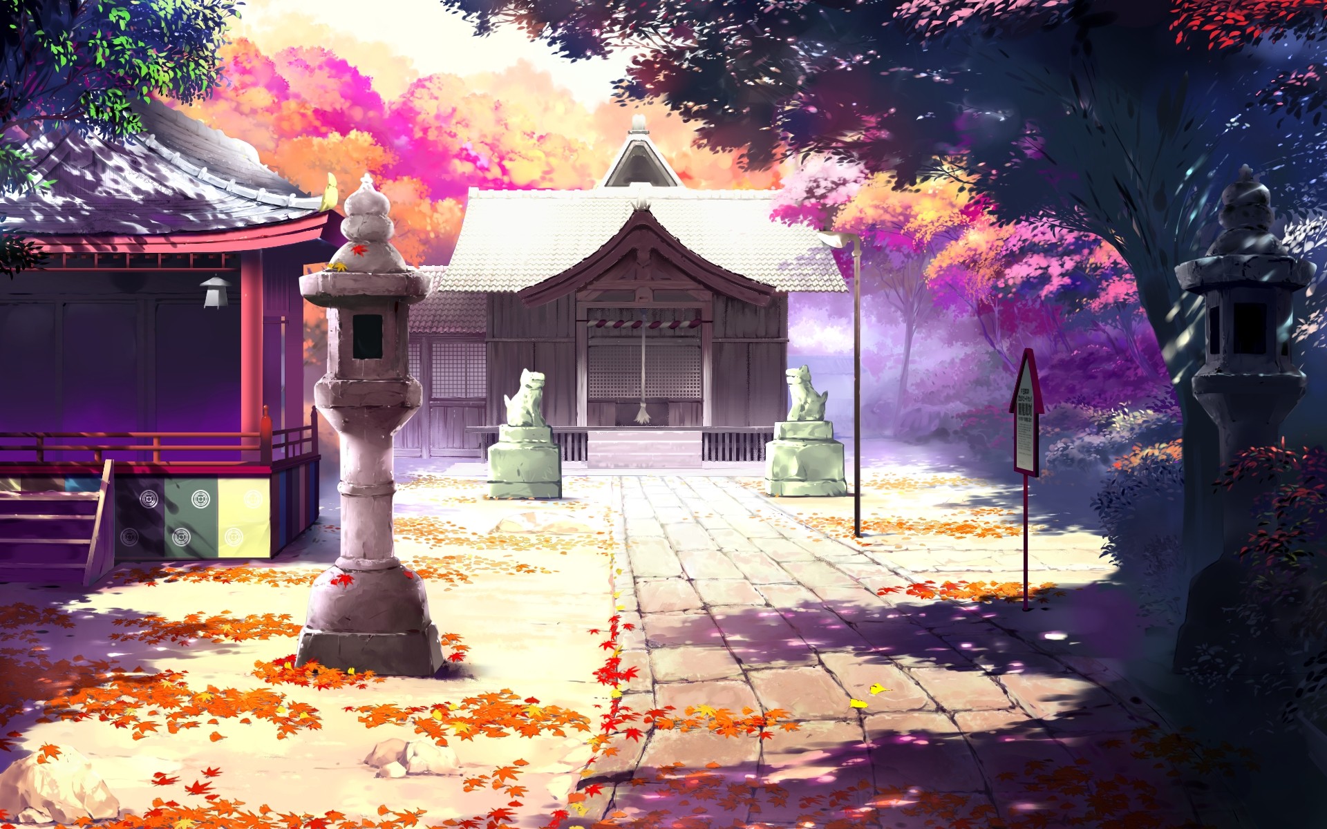 Original Anime Temple Wallpapers