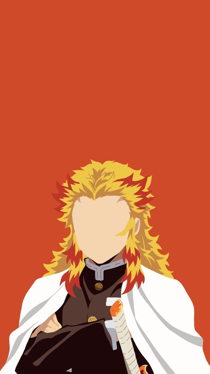 Rengoku Miimalist Wallpapers