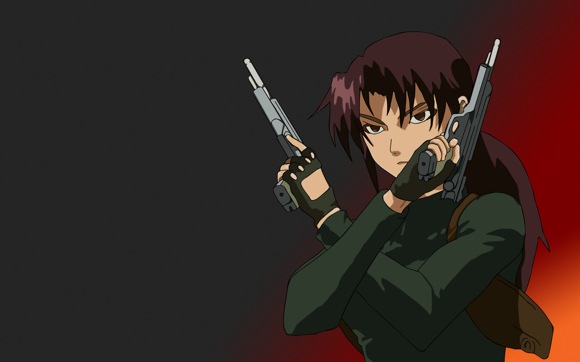 Revy Black Lagoon Minimal Wallpapers