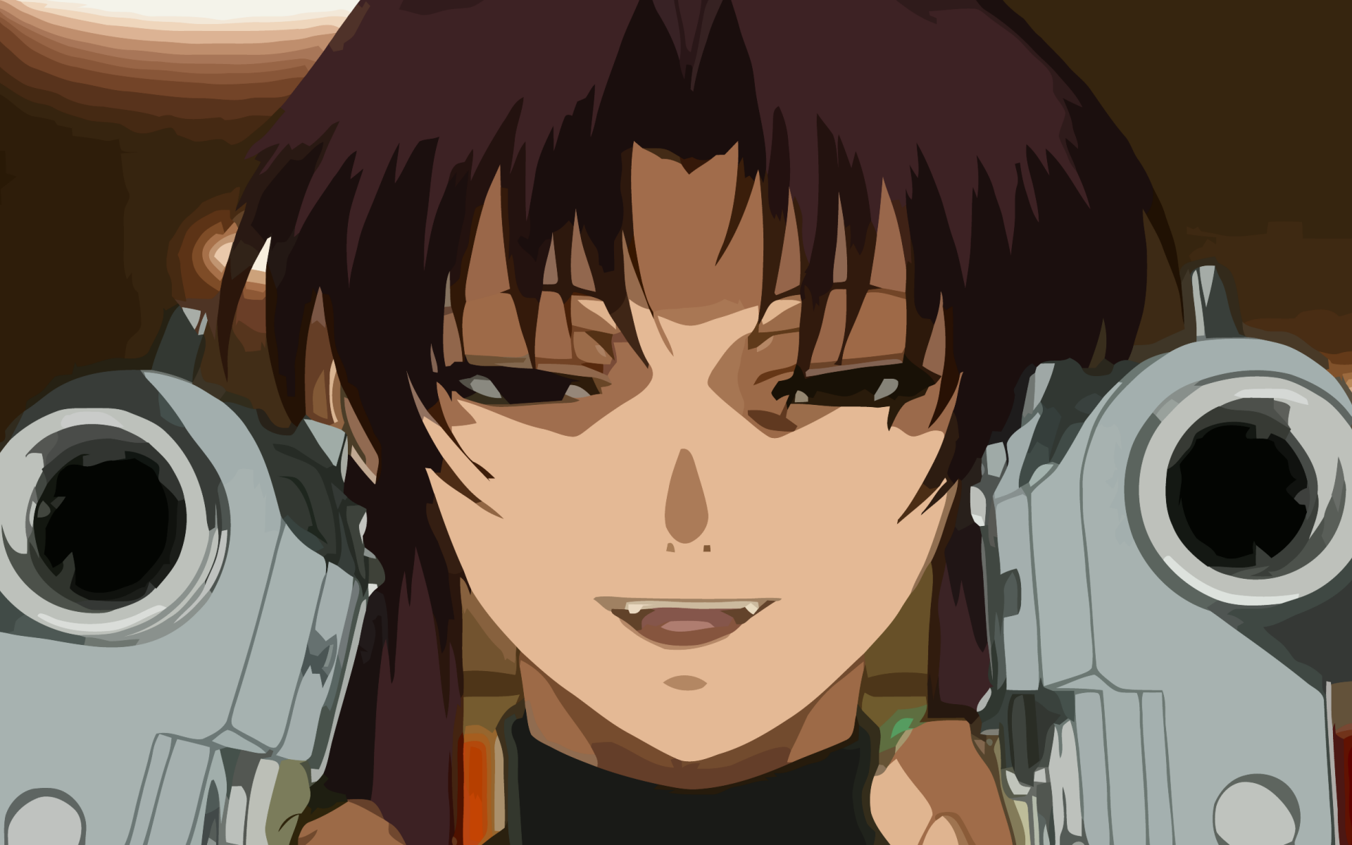 Revy Black Lagoon Minimal Wallpapers