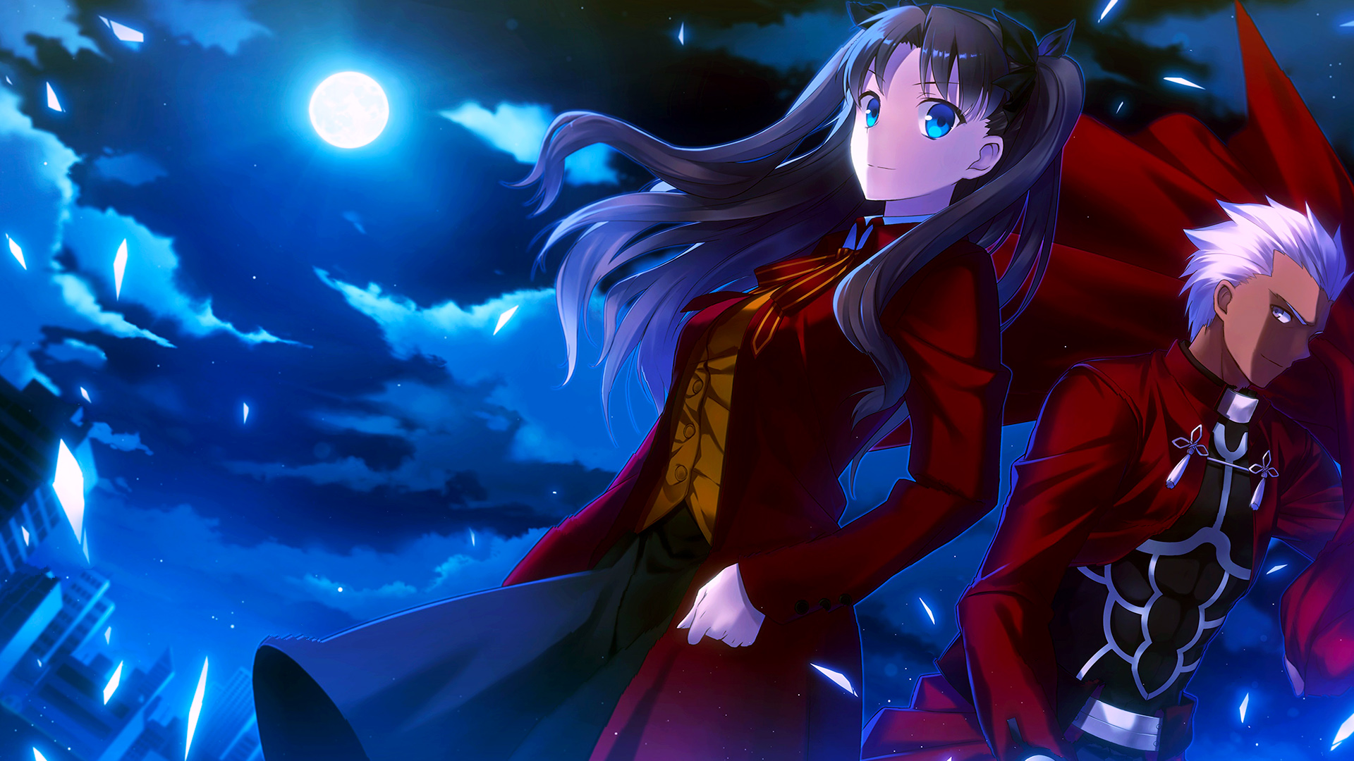 Rin Tohsaka Fate Stay Night Unlimited Blade Works Wallpapers