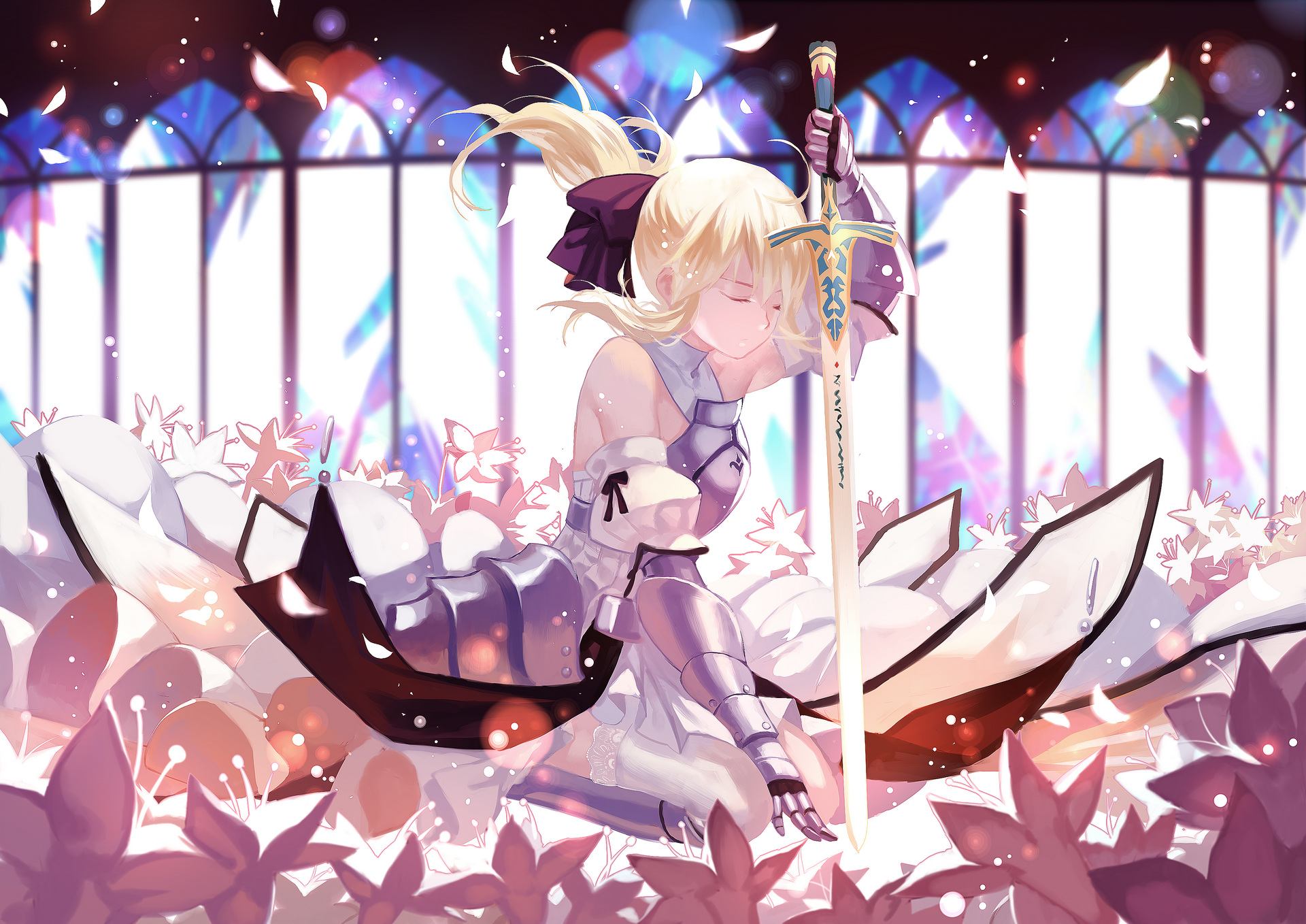 Saber Lily 4K Wallpapers