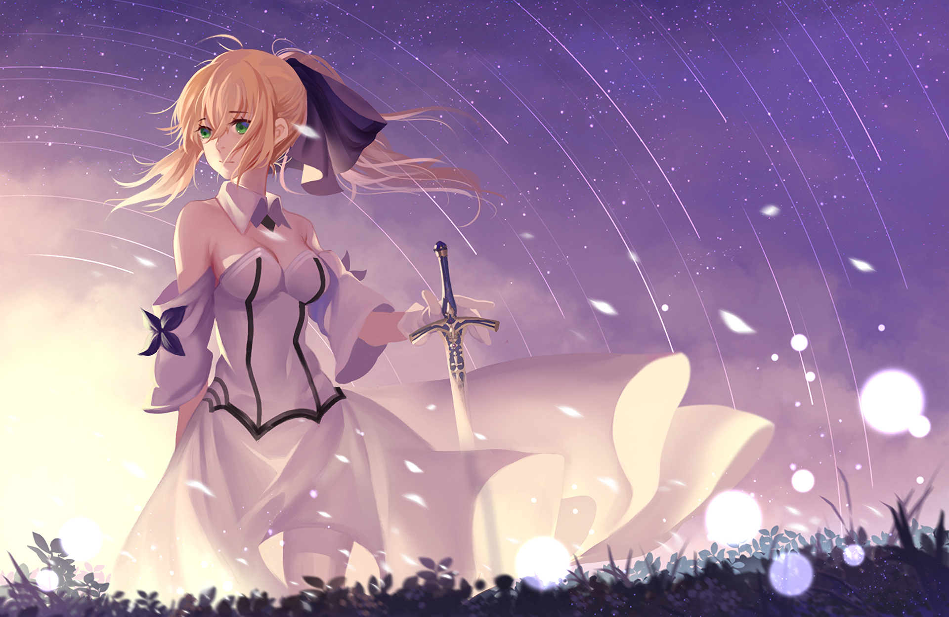 Saber Lily 4K Wallpapers