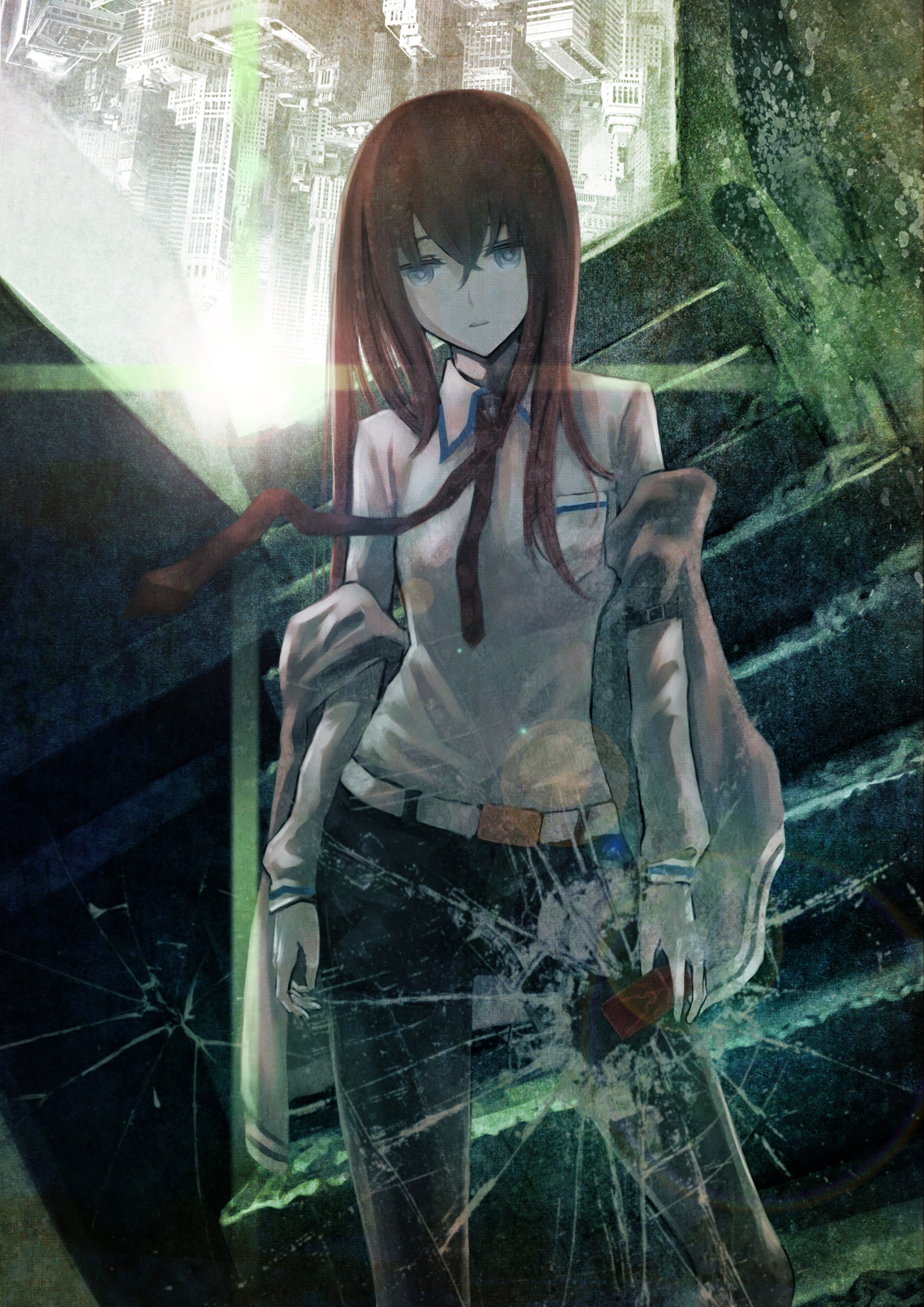 Sad Makise Kurisu Wallpapers