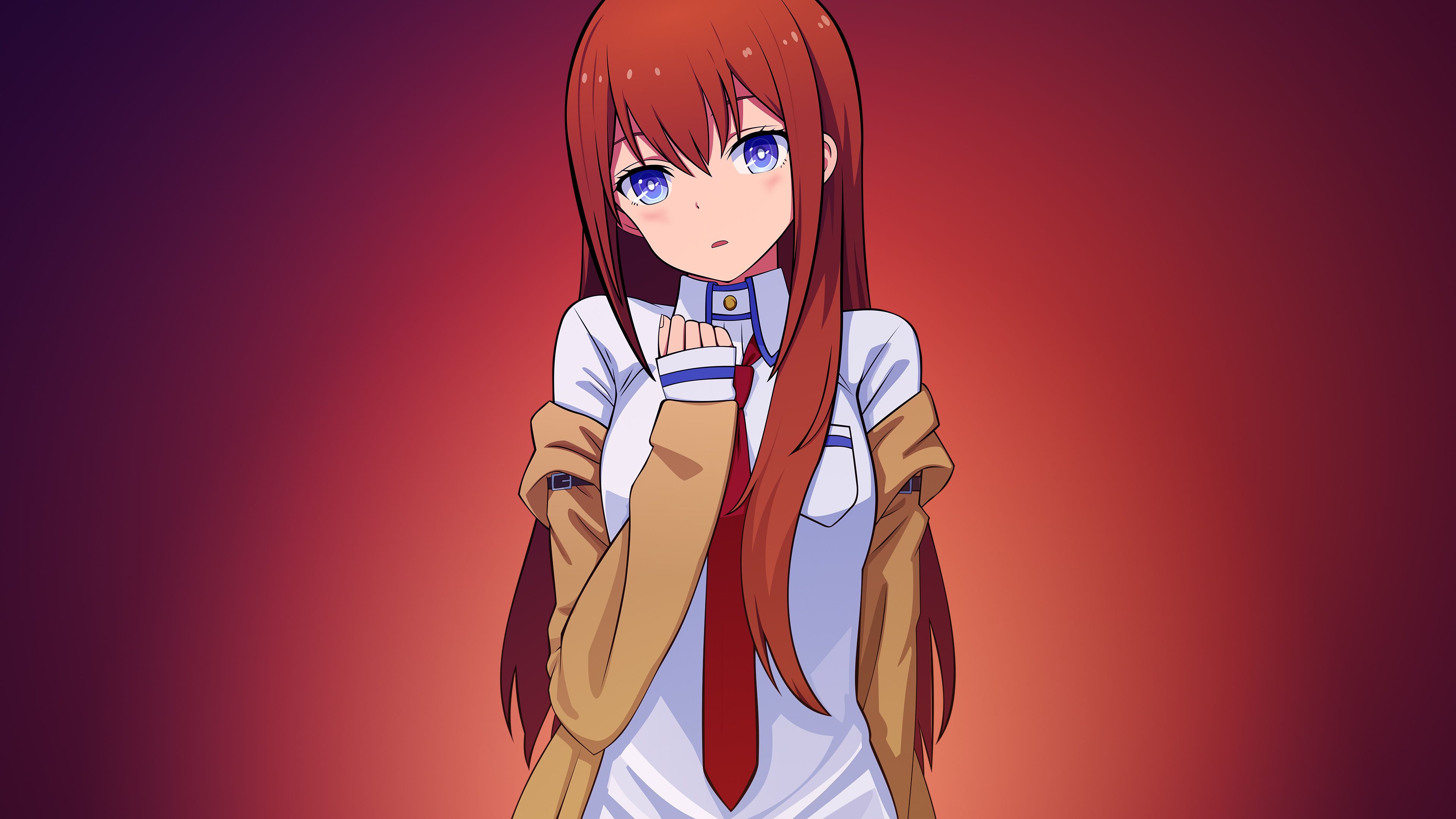 Sad Makise Kurisu Wallpapers