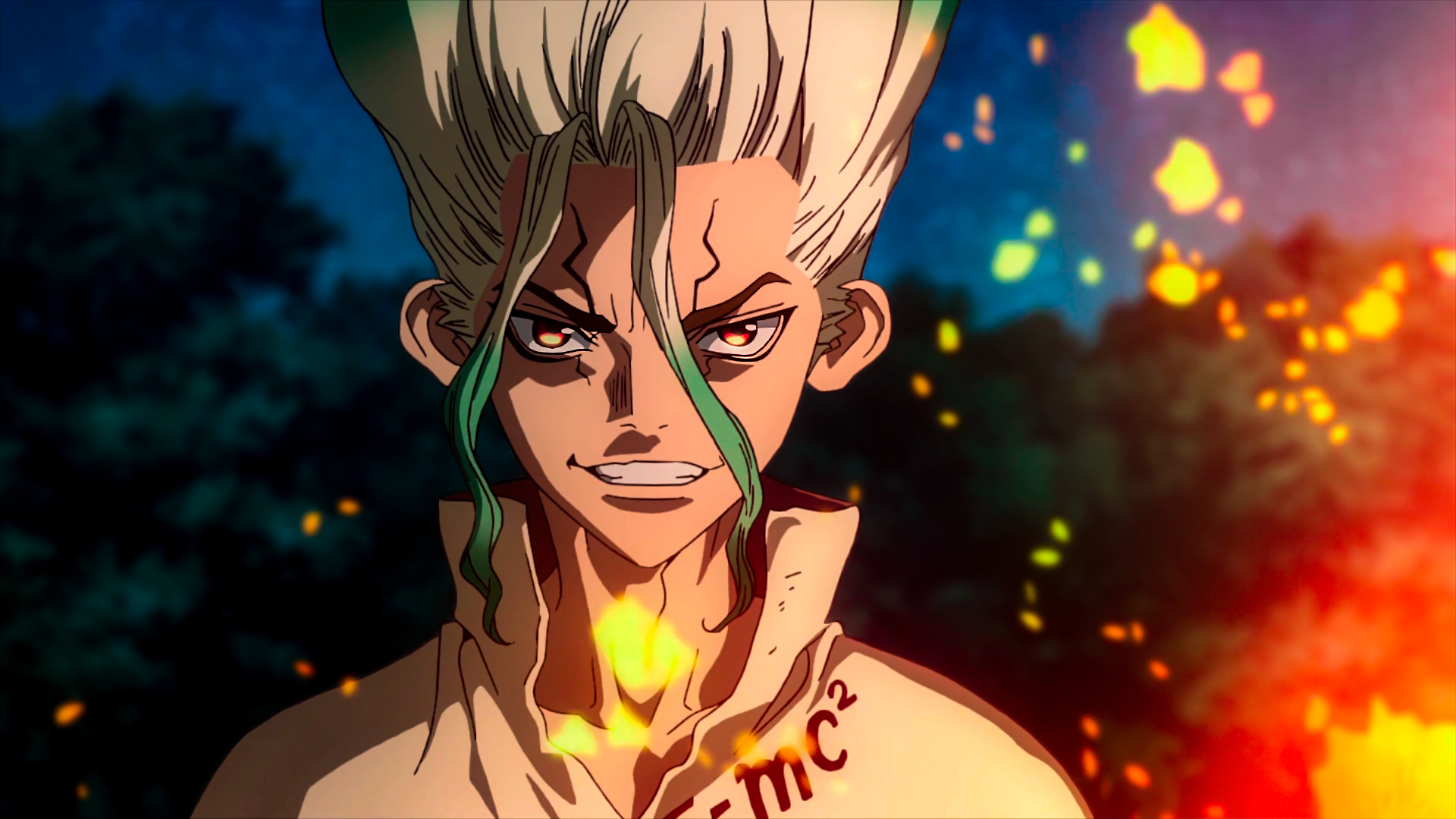 Senku Ishigami In Space Dr. Stone Wallpapers