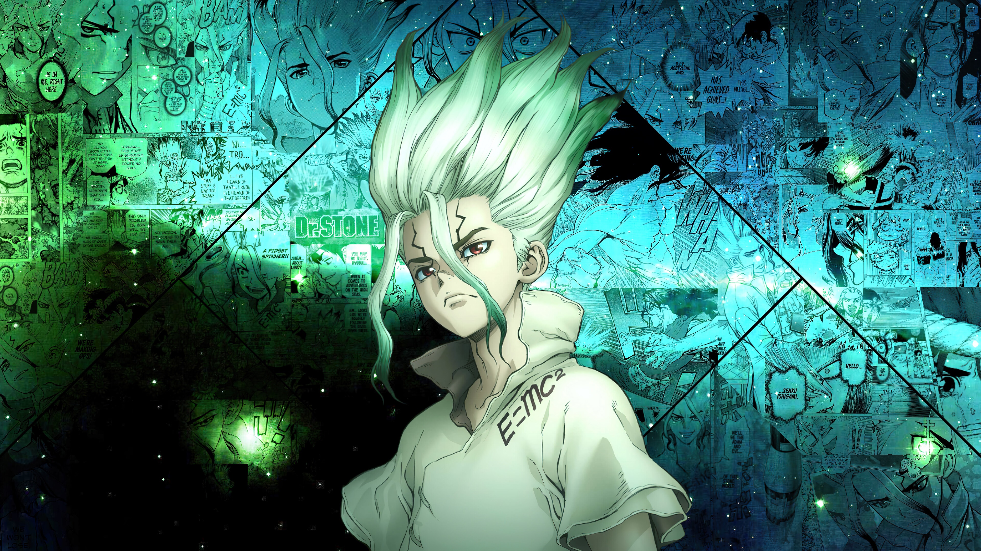 Senku Ishigami In Space Dr. Stone Wallpapers