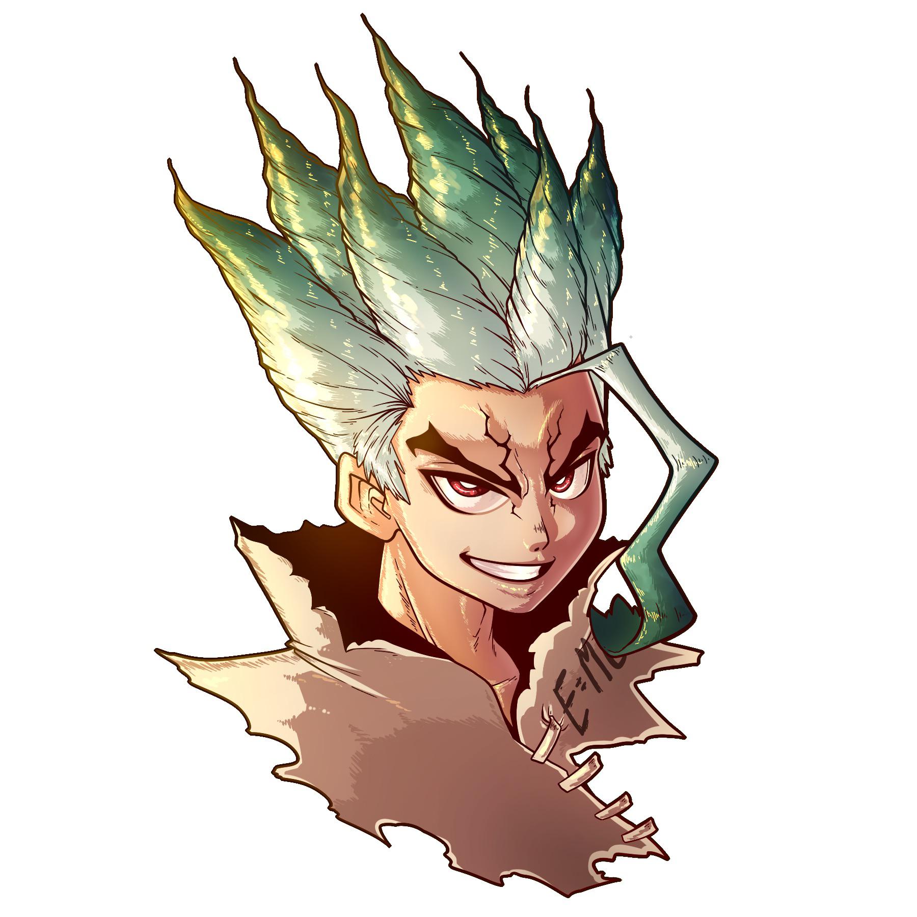 Senku Ishigami In Space Dr. Stone Wallpapers