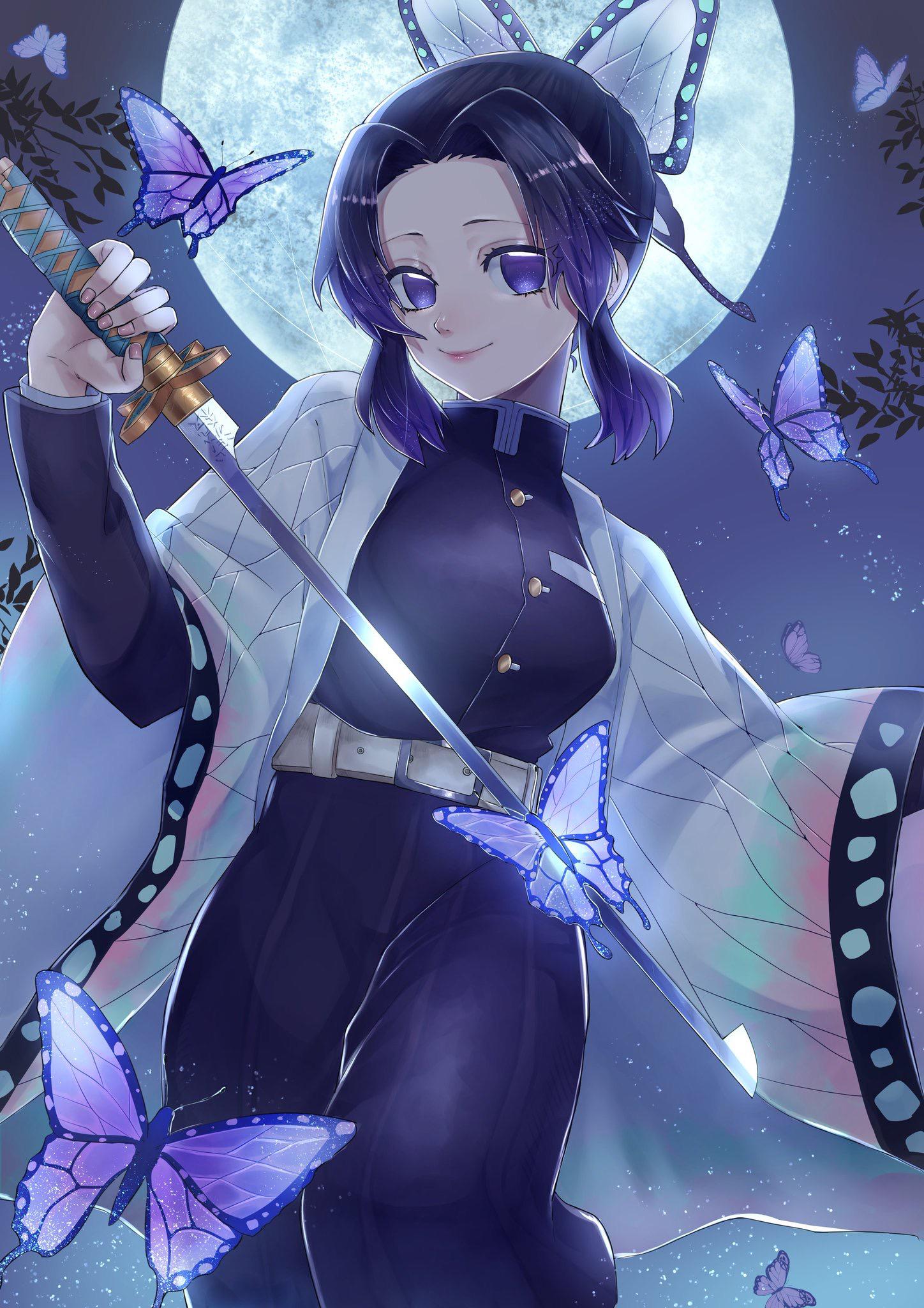 Shinobu Kocho Kimetsu No Yaiba Wallpapers