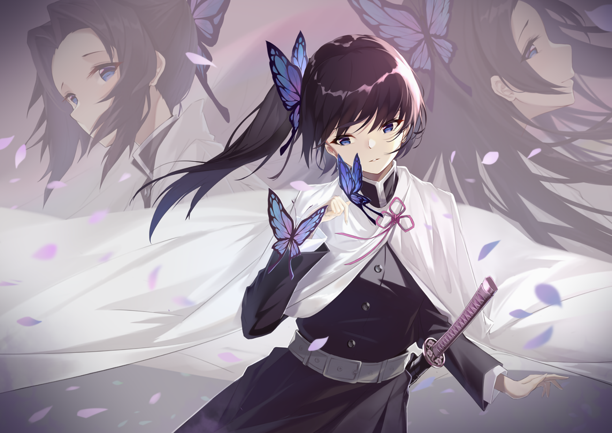 Shinobu Kochou With Butterfly Wallpapers