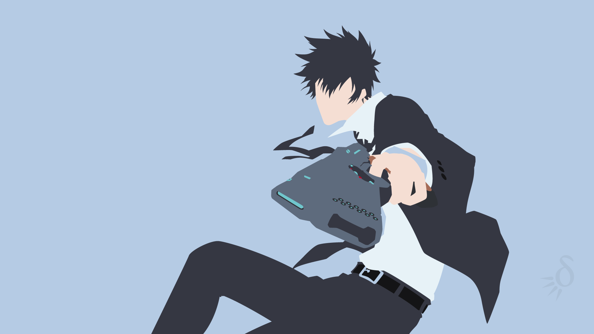 Shinya Kogami Minimalist Wallpapers