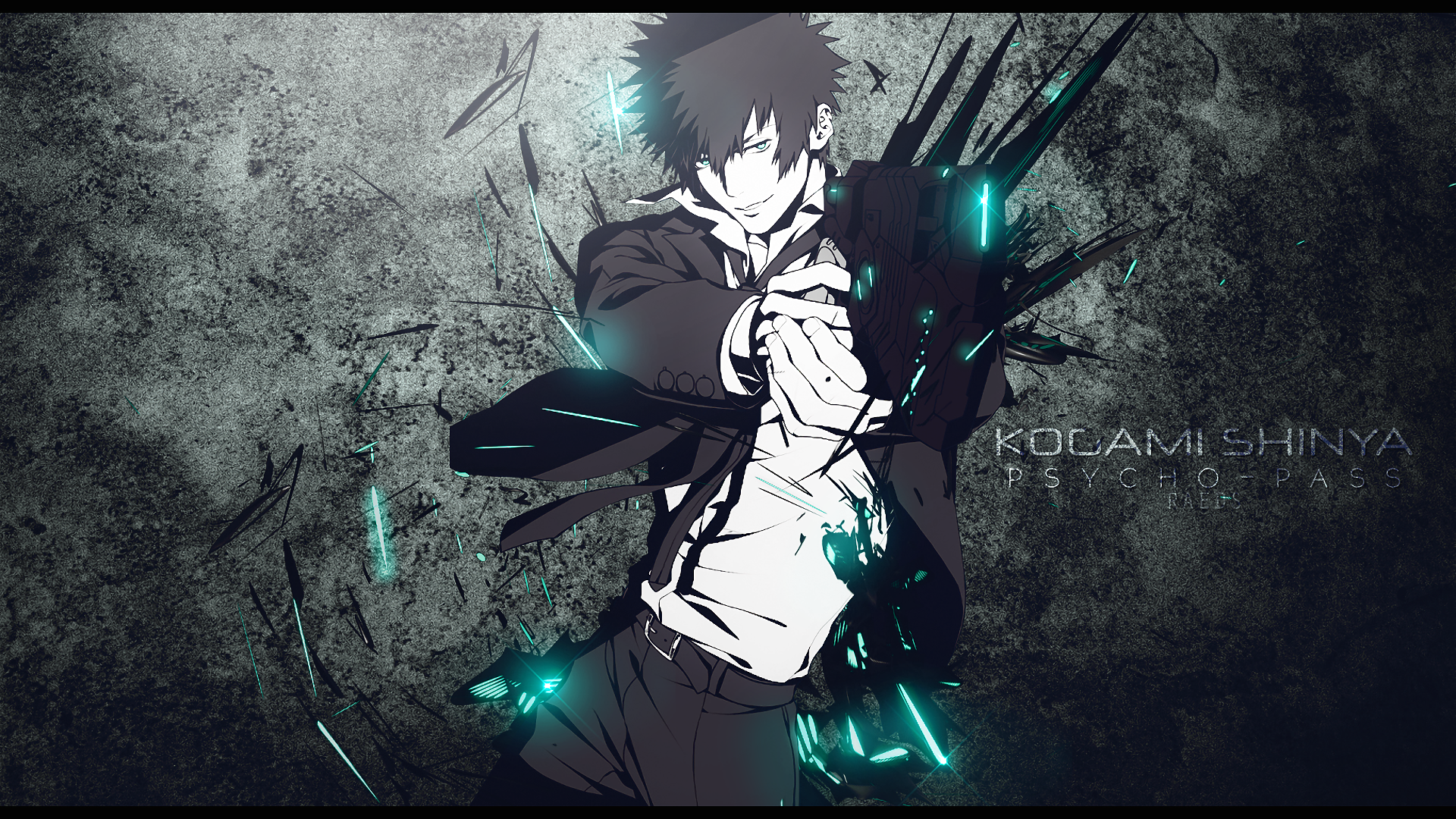 Shinya Kogami Minimalist Wallpapers