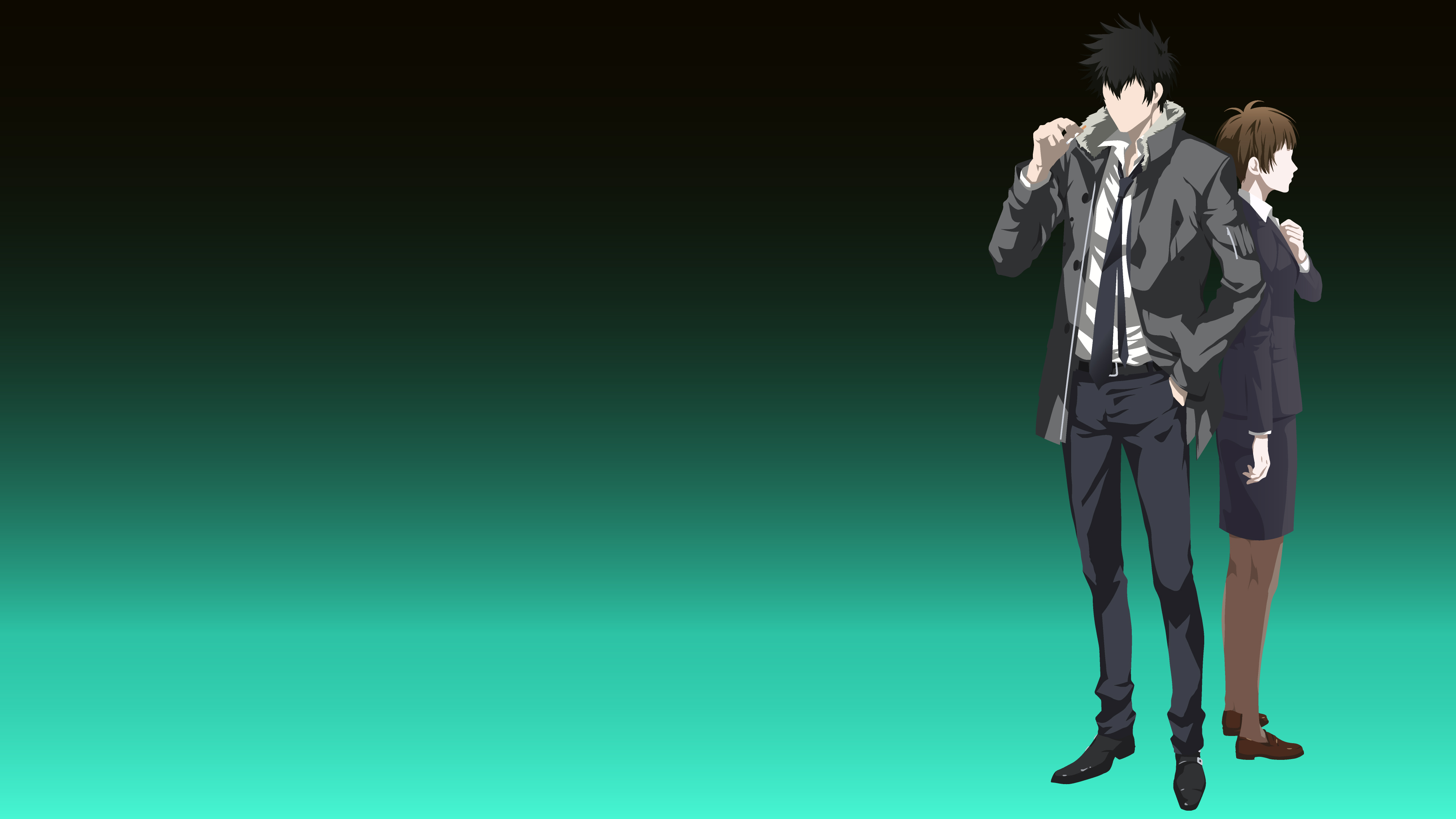 Shinya Kogami Minimalist Wallpapers