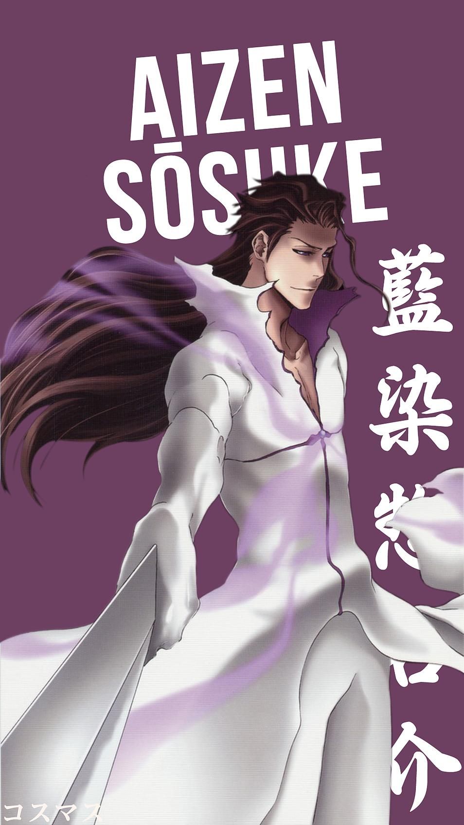 Sosuke Aizen Minimal Art Wallpapers