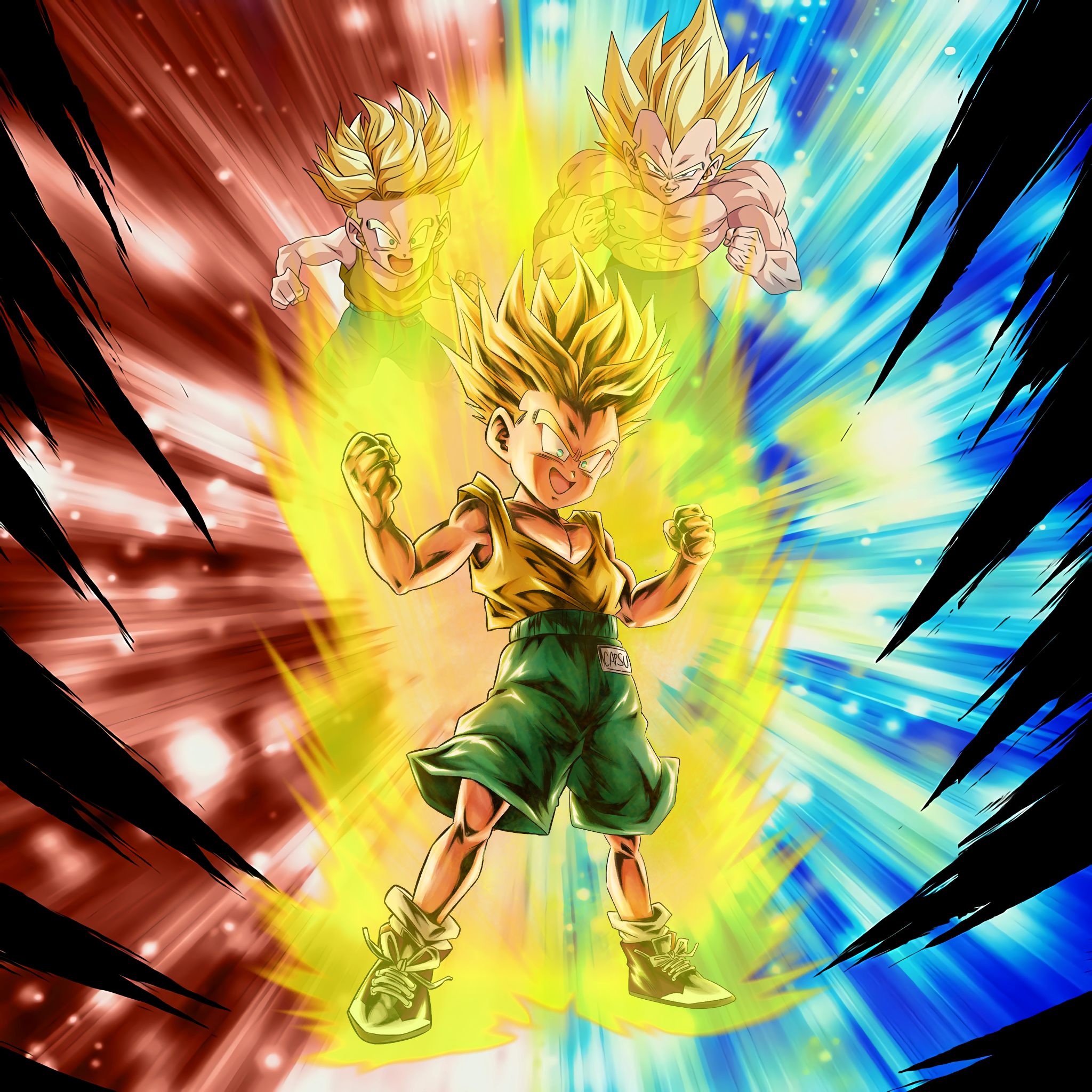 Super Saiyan And Trunks Art Dragon Ball Wallpapers