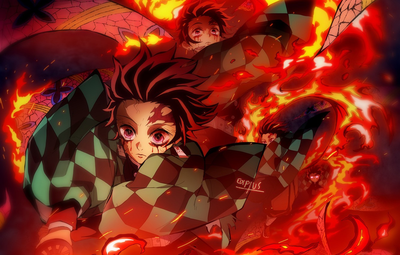 Tanjirou Kamado Manga Art Wallpapers