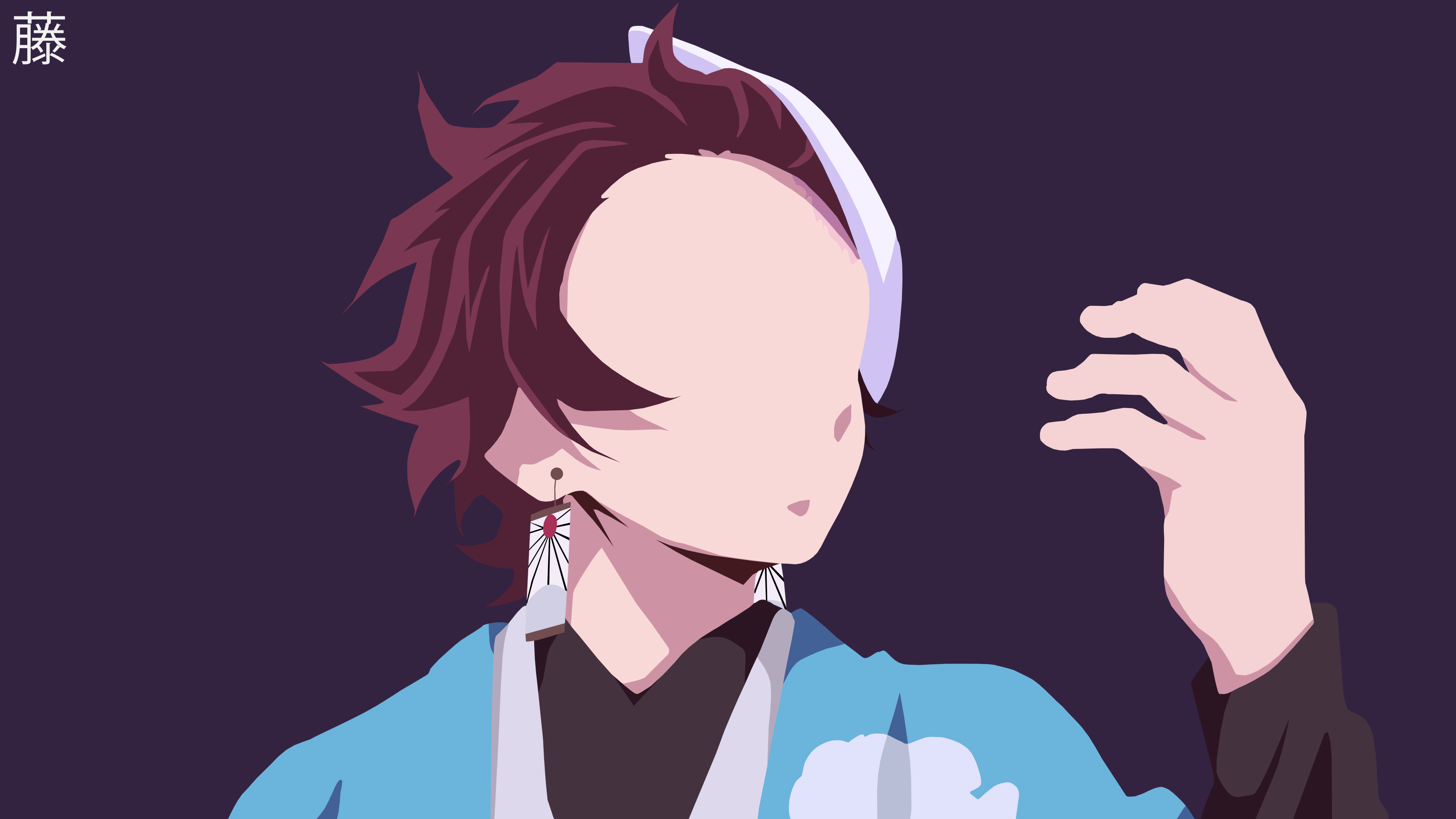 Tanjirou Kamado Minimal Art Wallpapers