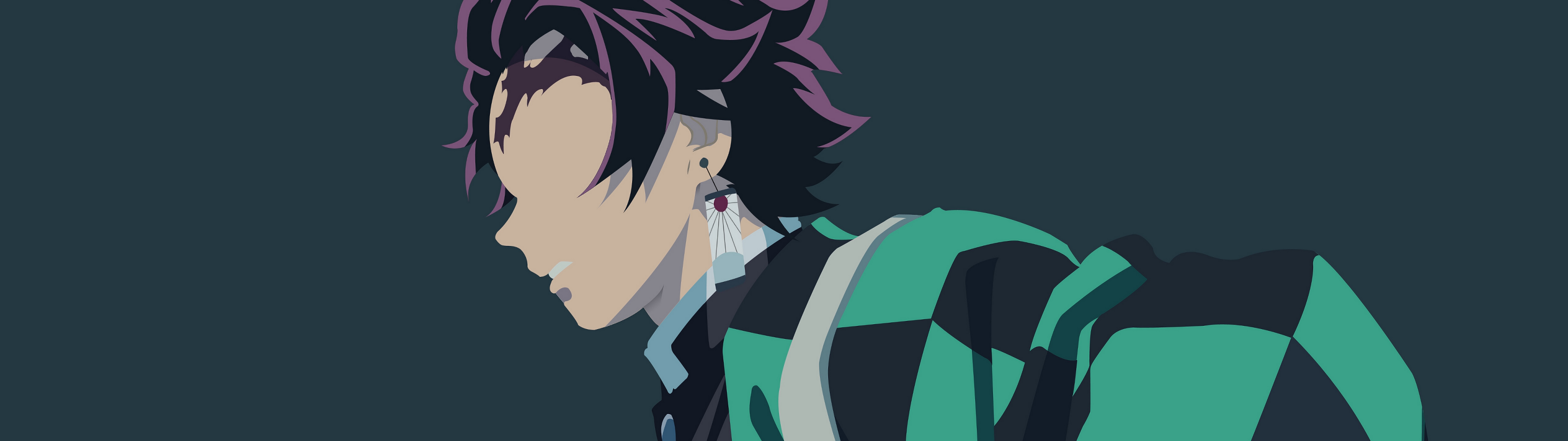 Tanjirou Kamado Minimal Art Wallpapers