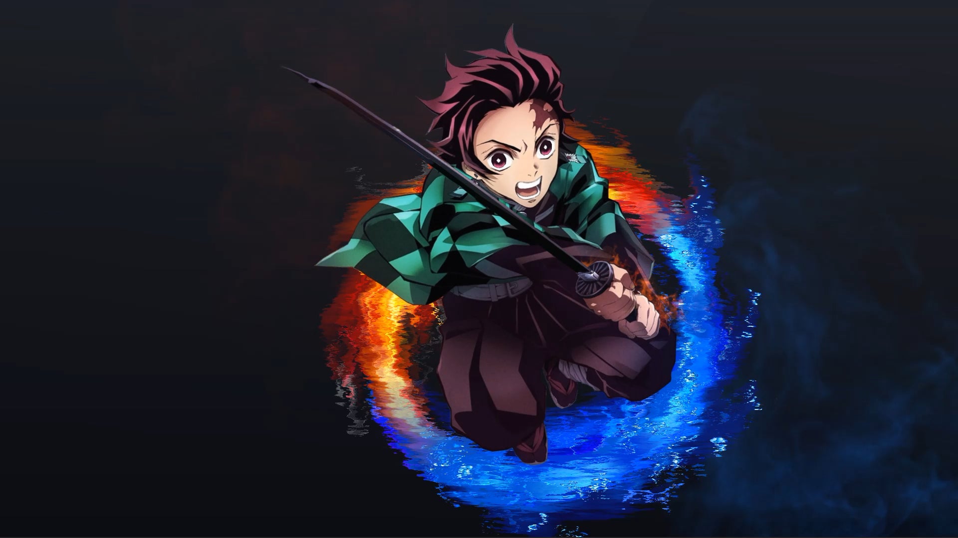 Tanjirou Kamado Minimal Art Wallpapers