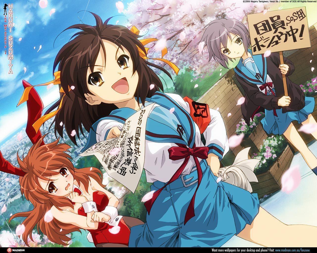 The Disappearance Of Haruhi Suzumiya Wallpapers