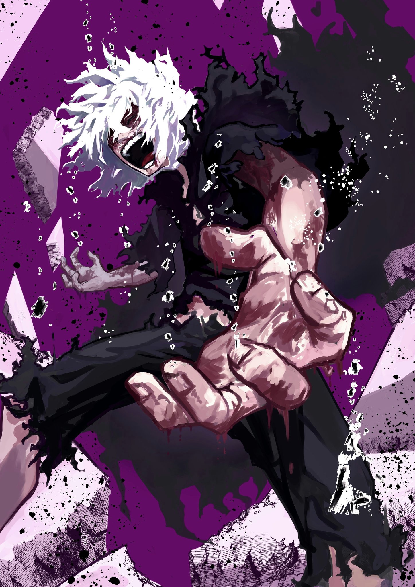 Tomura Shigaraki My Hero Academia Art Wallpapers