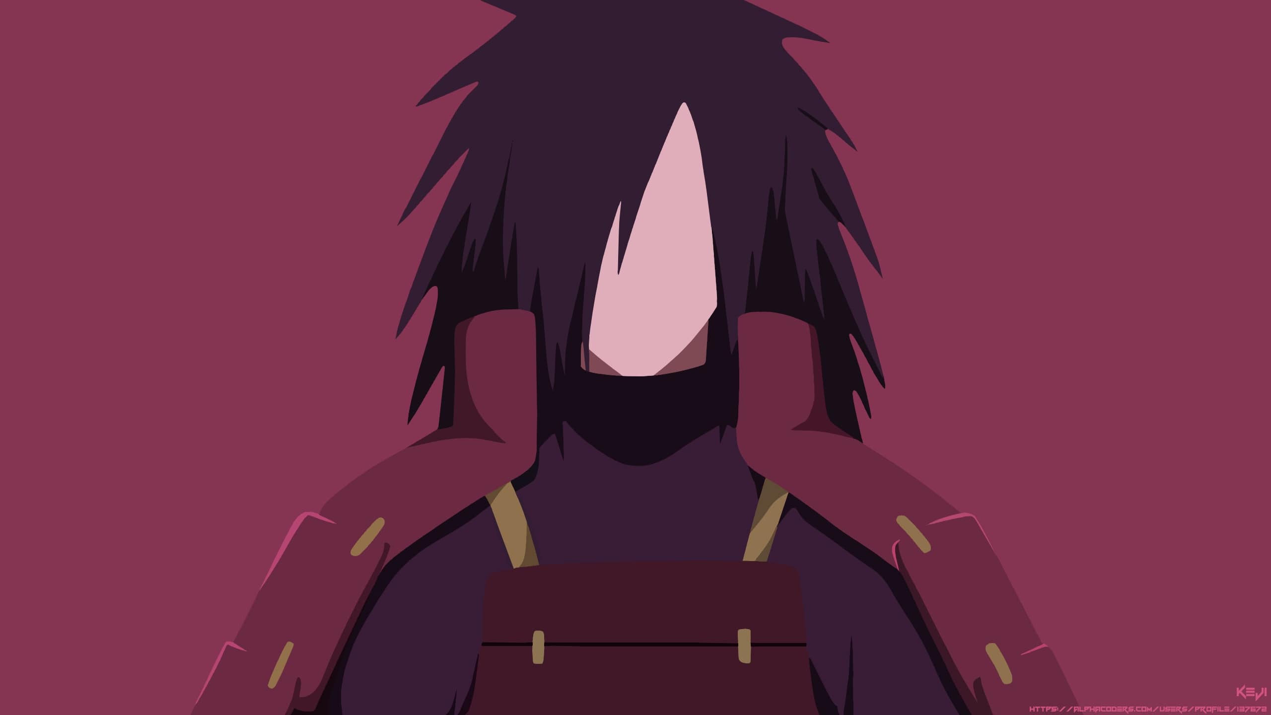 Uchiha Madara Naruto Shippuuden Minimal Art Wallpapers