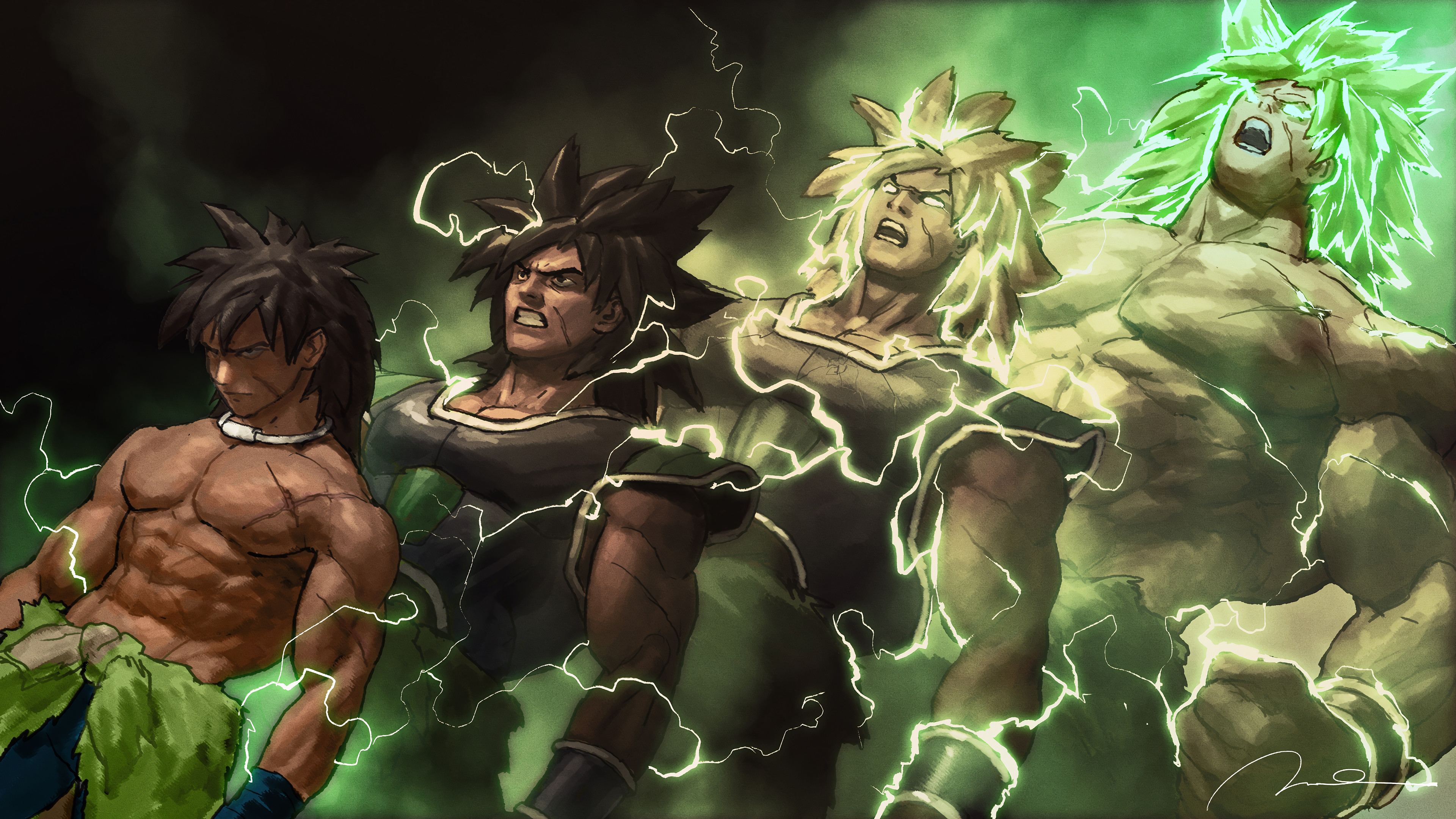 Unstoppable Broly 4K Wallpapers