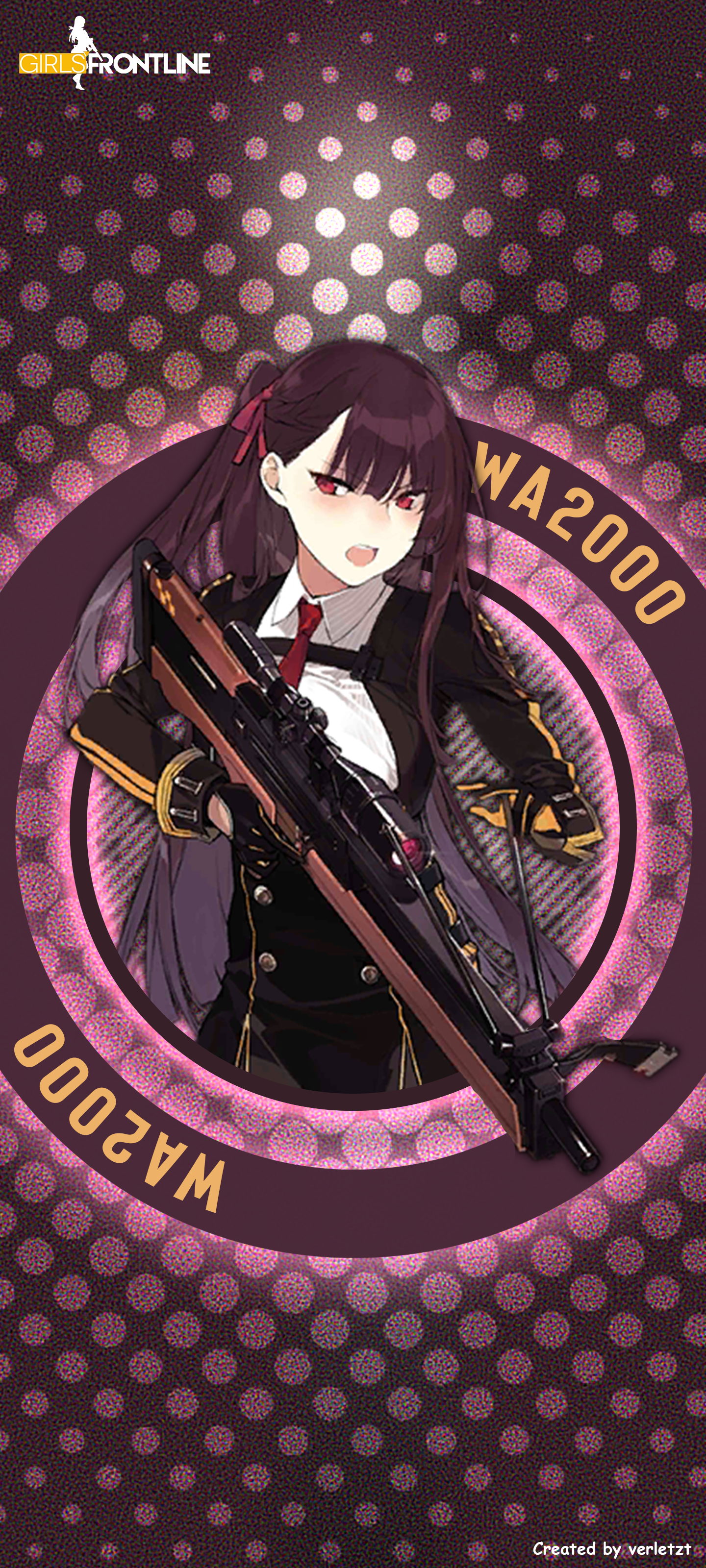 Wa2000 Girls Frontline Art Wallpapers