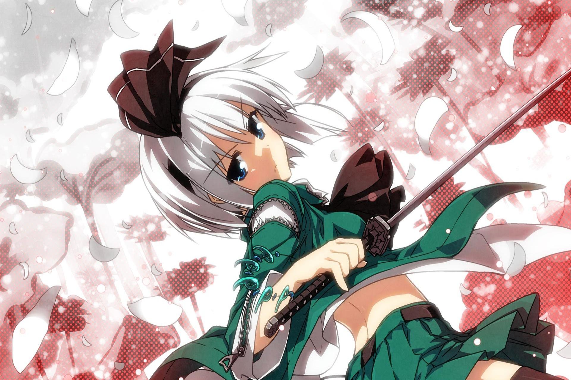 Youmu Konpaku 4K Art Wallpapers