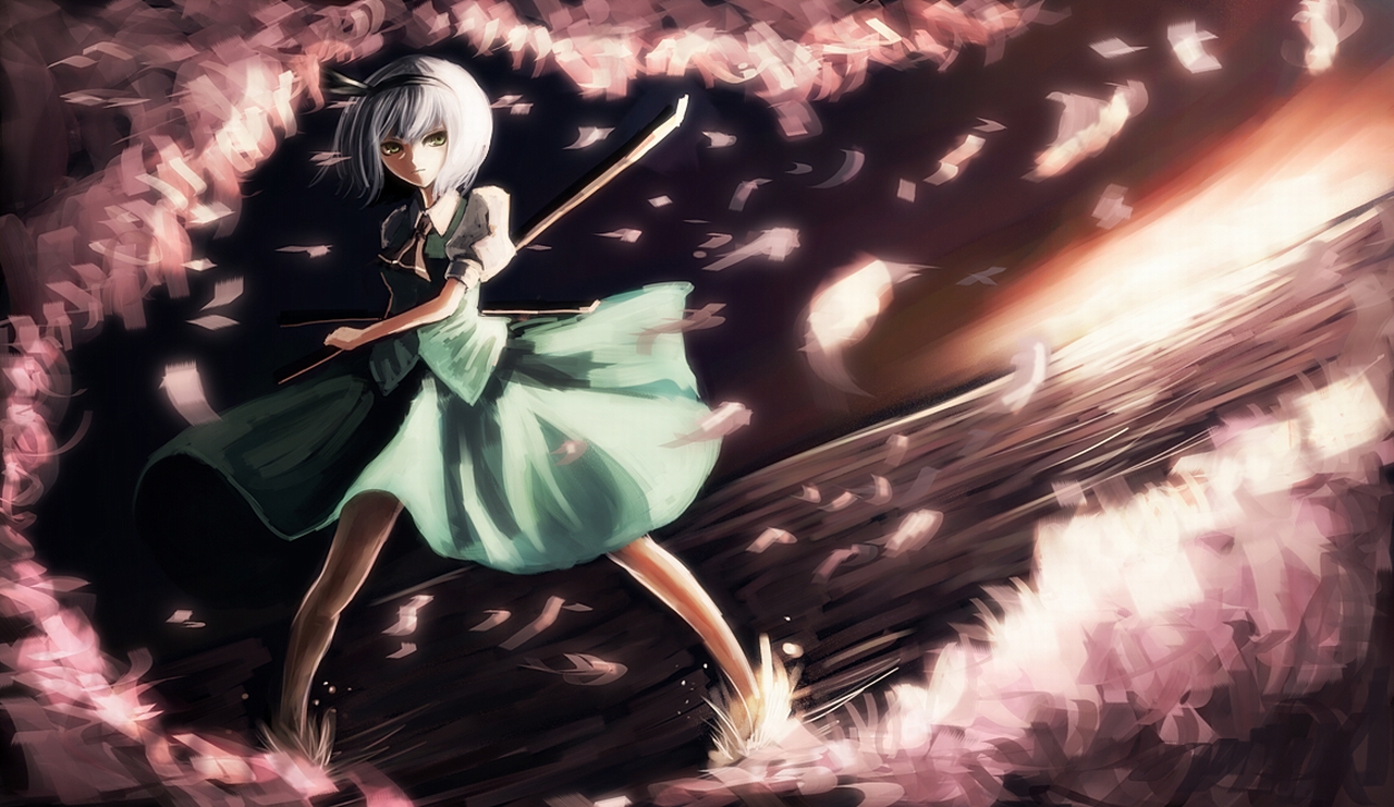 Youmu Konpaku 4K Art Wallpapers