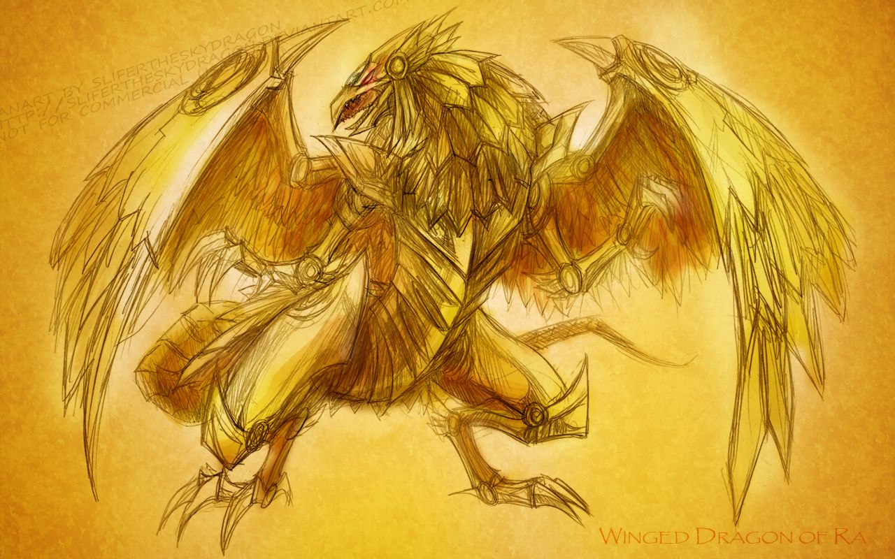 Yu Gi Oh Winged God Dragon Of Ra Wallpapers