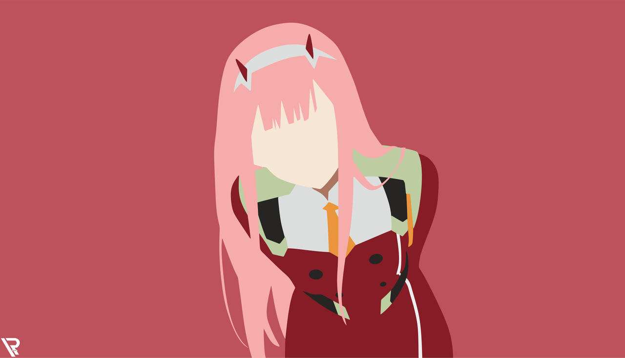 Zero Two Minimalist Wallpapers