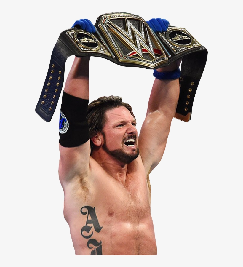 AJ Styles as WWE Champ Wallpapers