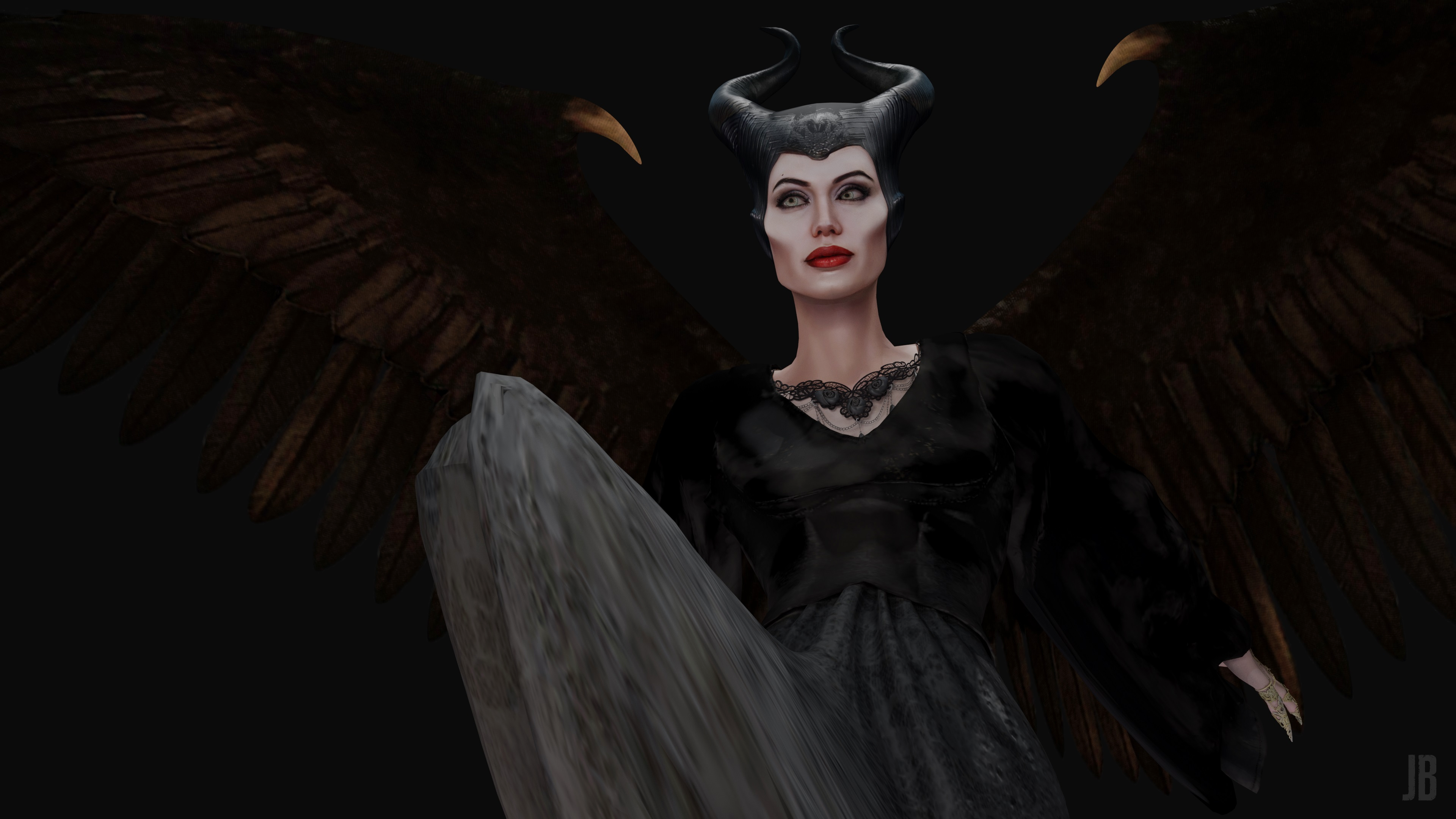 Angelina Jolie Maleficent Costume Wallpapers