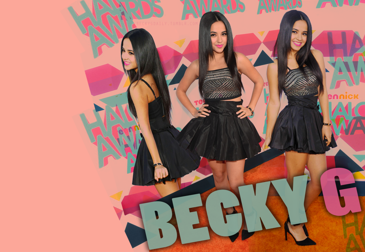 Becky G in Black Dress Wallpapers