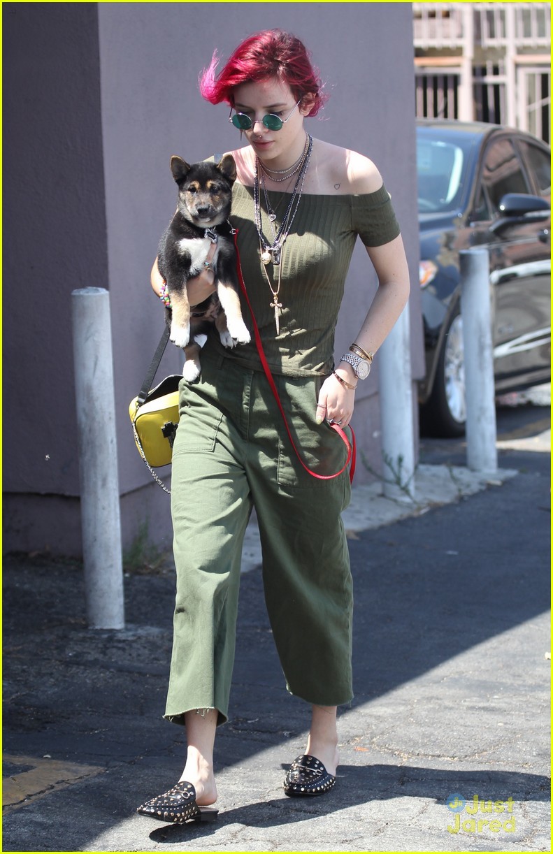 Bella Thorne With Her Dog Wallpapers