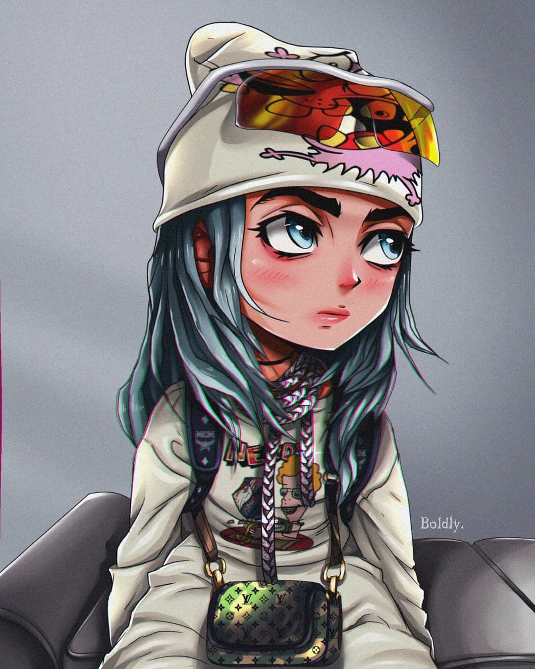 Billie Eilish Anime Cartoon Wallpapers