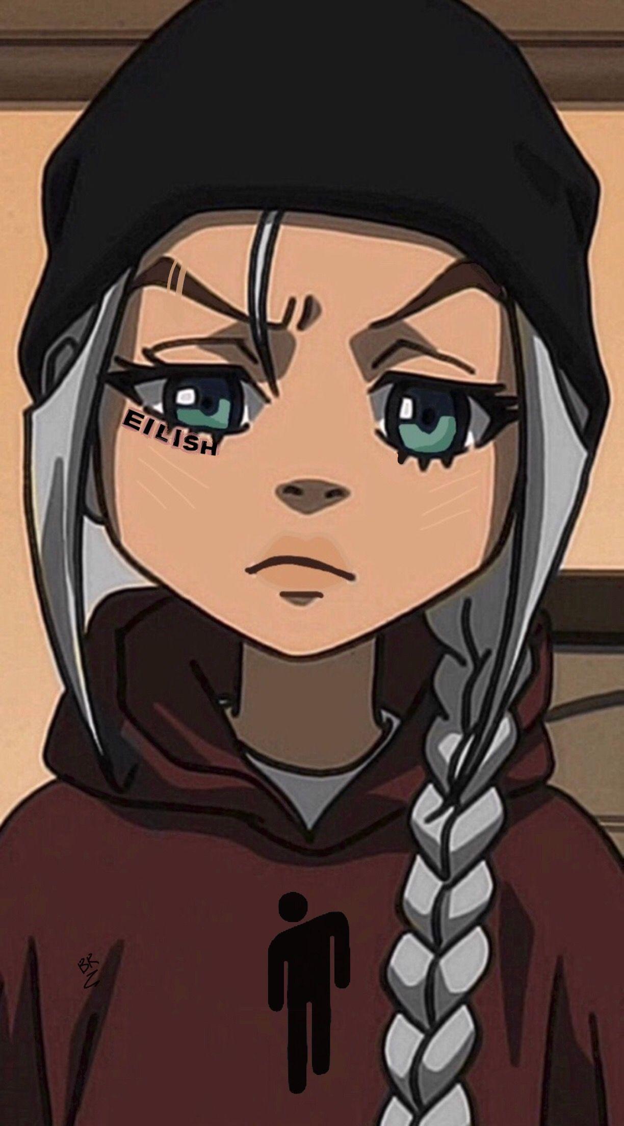 Billie Eilish Anime Cartoon Wallpapers